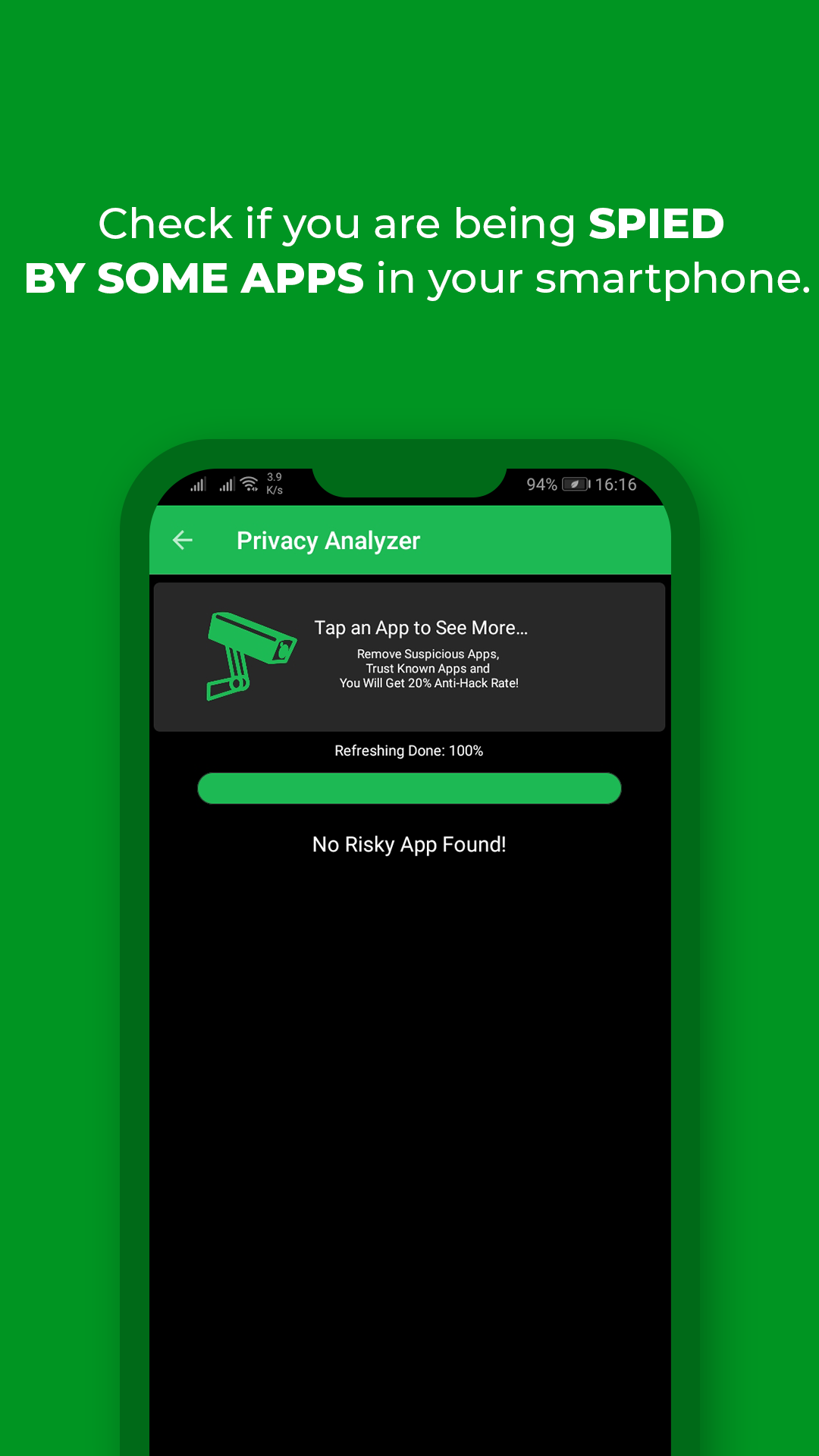 اسکرین شات 4 برنامه Hackuna - (Anti-Hack)