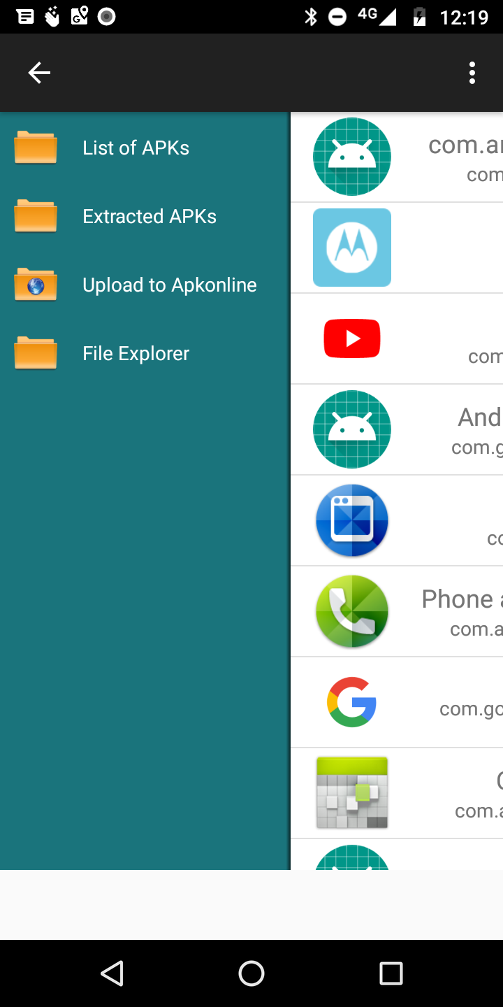 اسکرین شات 1 برنامه APK extractor of any app