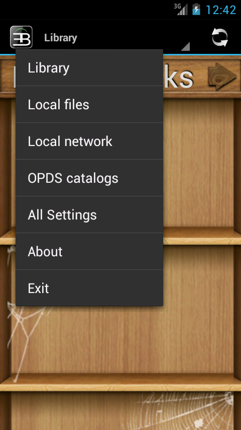 اسکرین شات 2 برنامه EBookDroid - PDF & DJVU Reader