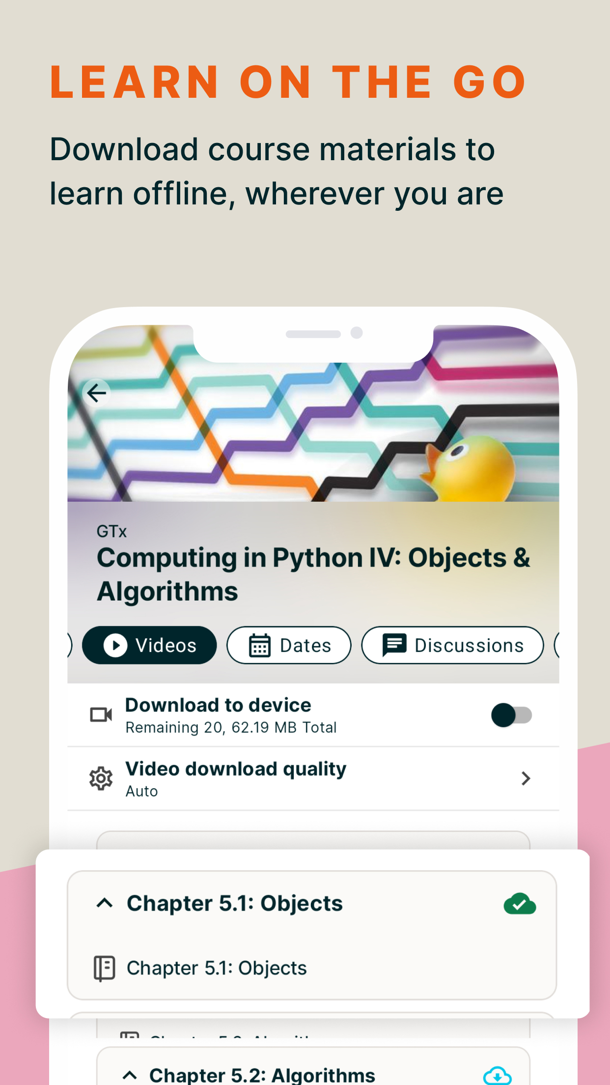 اسکرین شات 5 برنامه edX online learning