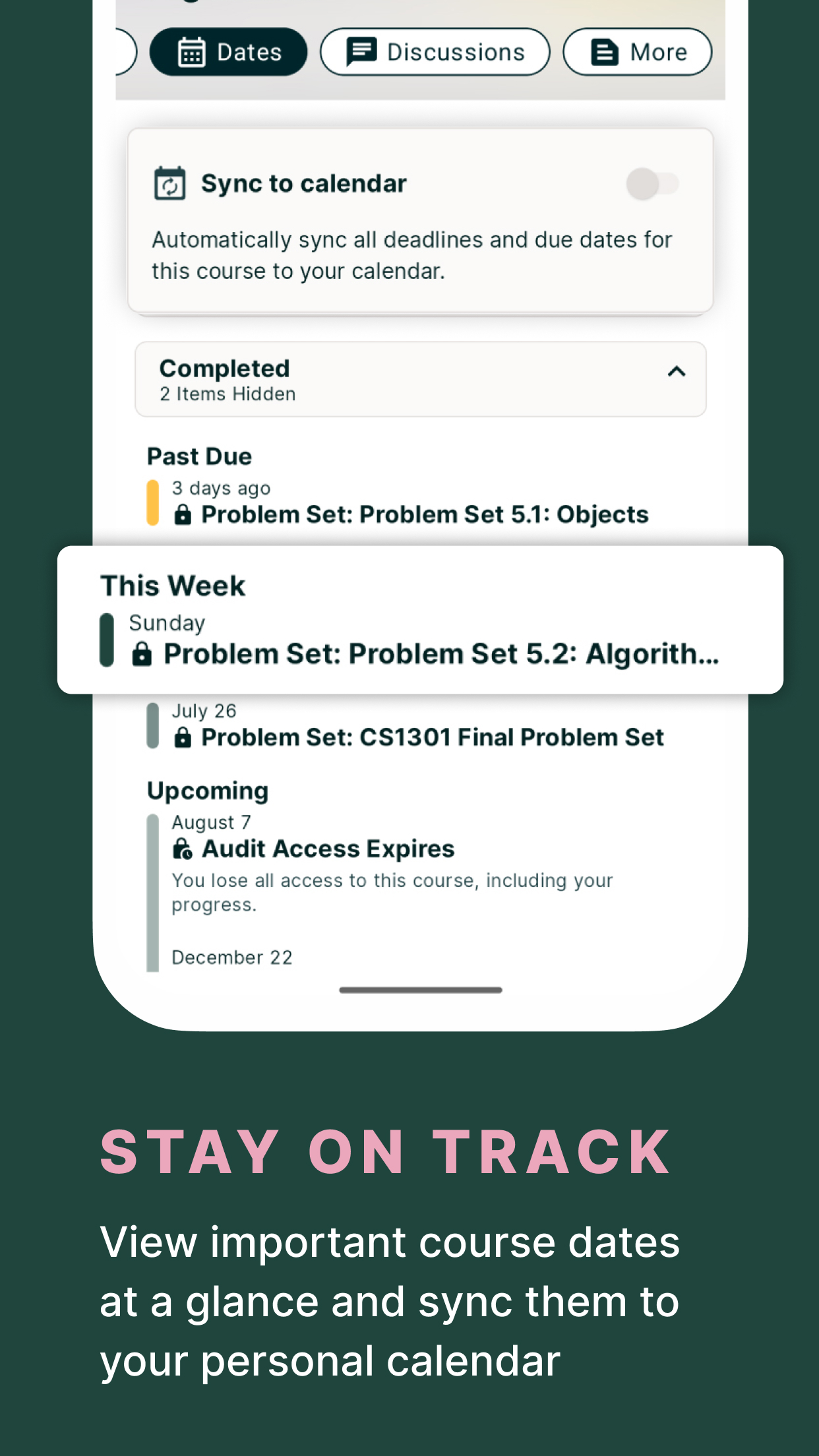 اسکرین شات 4 برنامه edX online learning