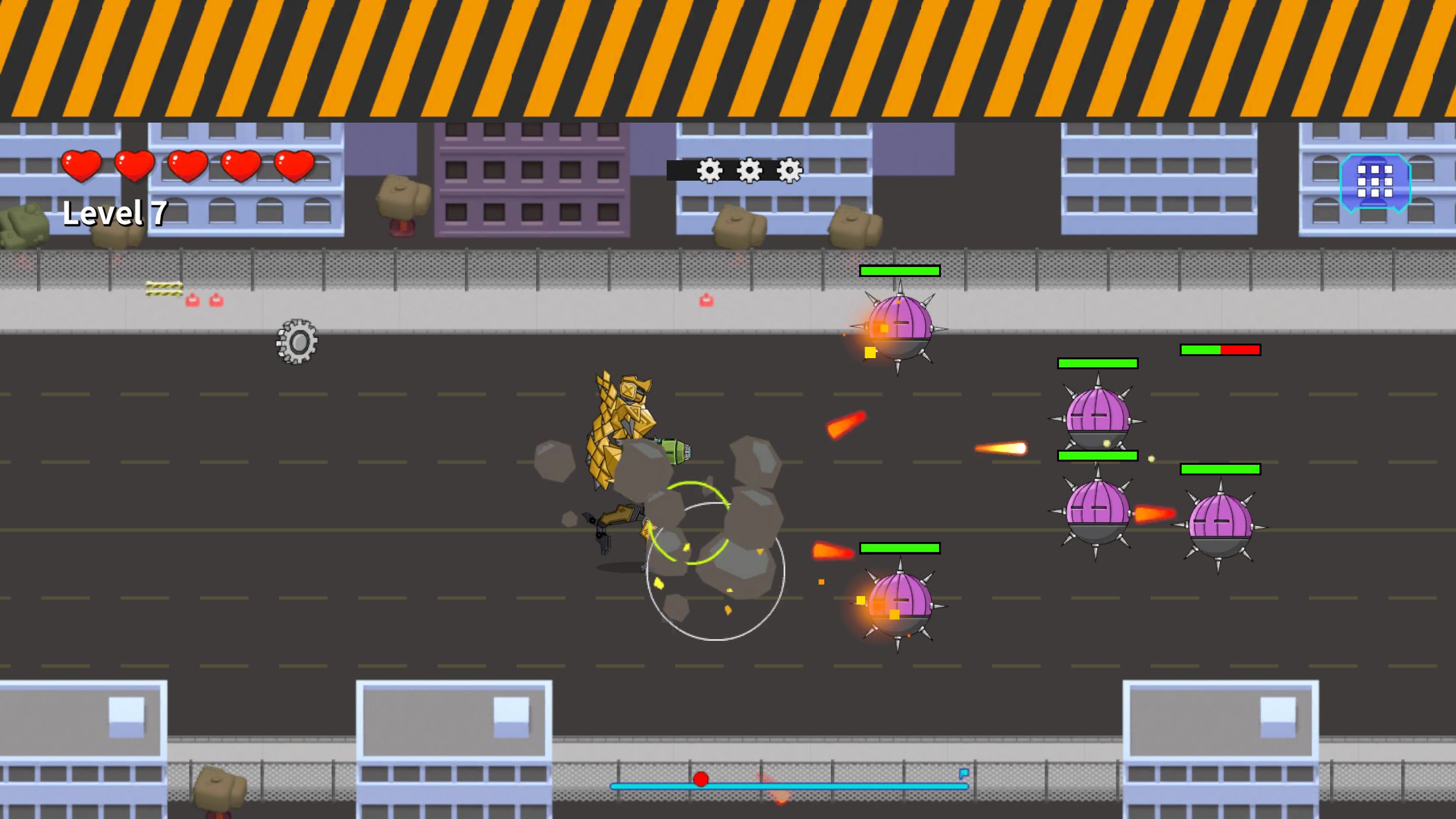 اسکرین شات 4 بازی Robot Megalosaurus Dino War