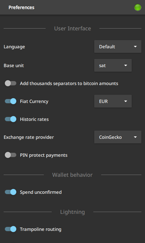 اسکرین شات 6 برنامه Electrum Bitcoin Wallet
