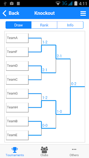 اسکرین شات 3 برنامه Football Tournament MakerCloud