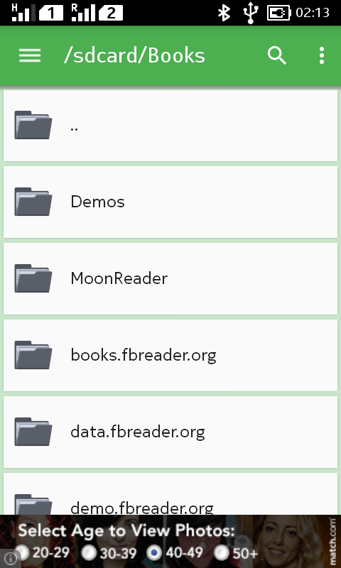 اسکرین شات 3 برنامه FBReader Bookshelf