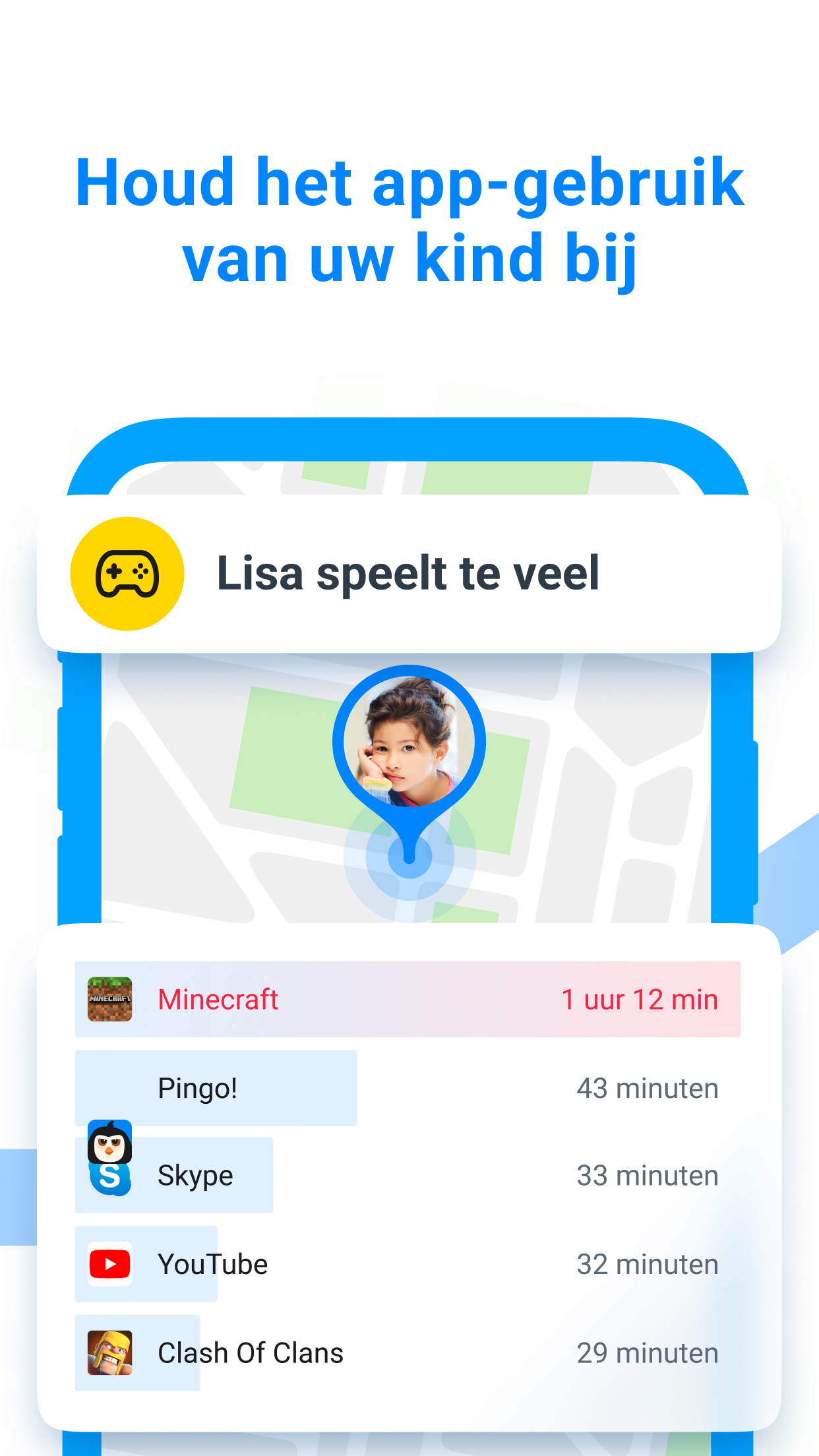 اسکرین شات 7 برنامه Find my kids: Kind GPS Tracker