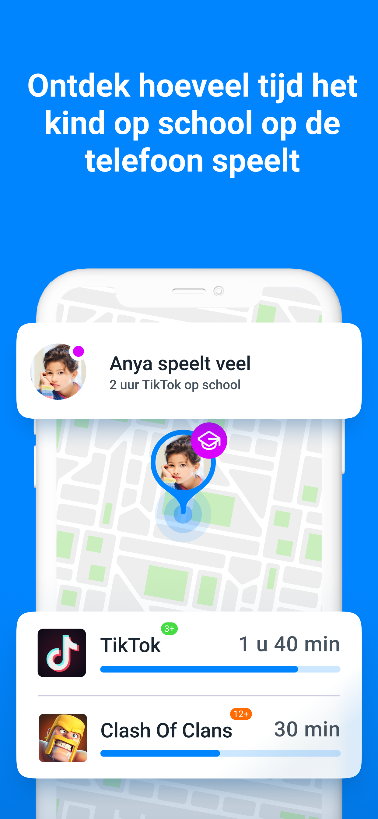 اسکرین شات 7 برنامه Find my kids: Kind GPS Tracker
