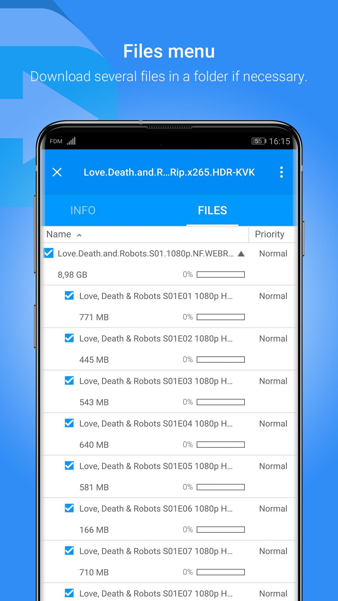 اسکرین شات 4 برنامه Free Download Manager - FDM
