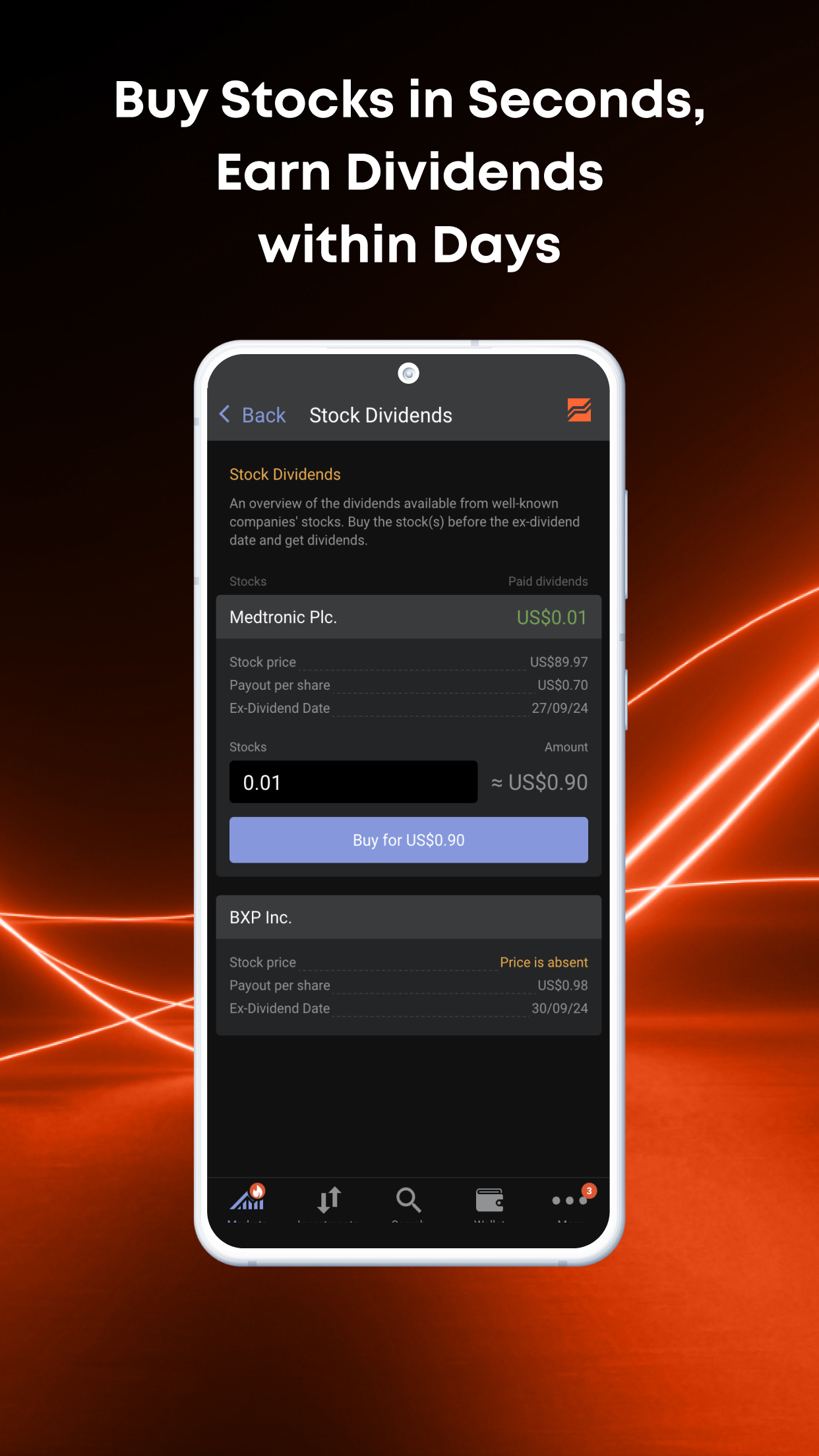 اسکرین شات 3 برنامه Libertex: Trade Stocks & Forex