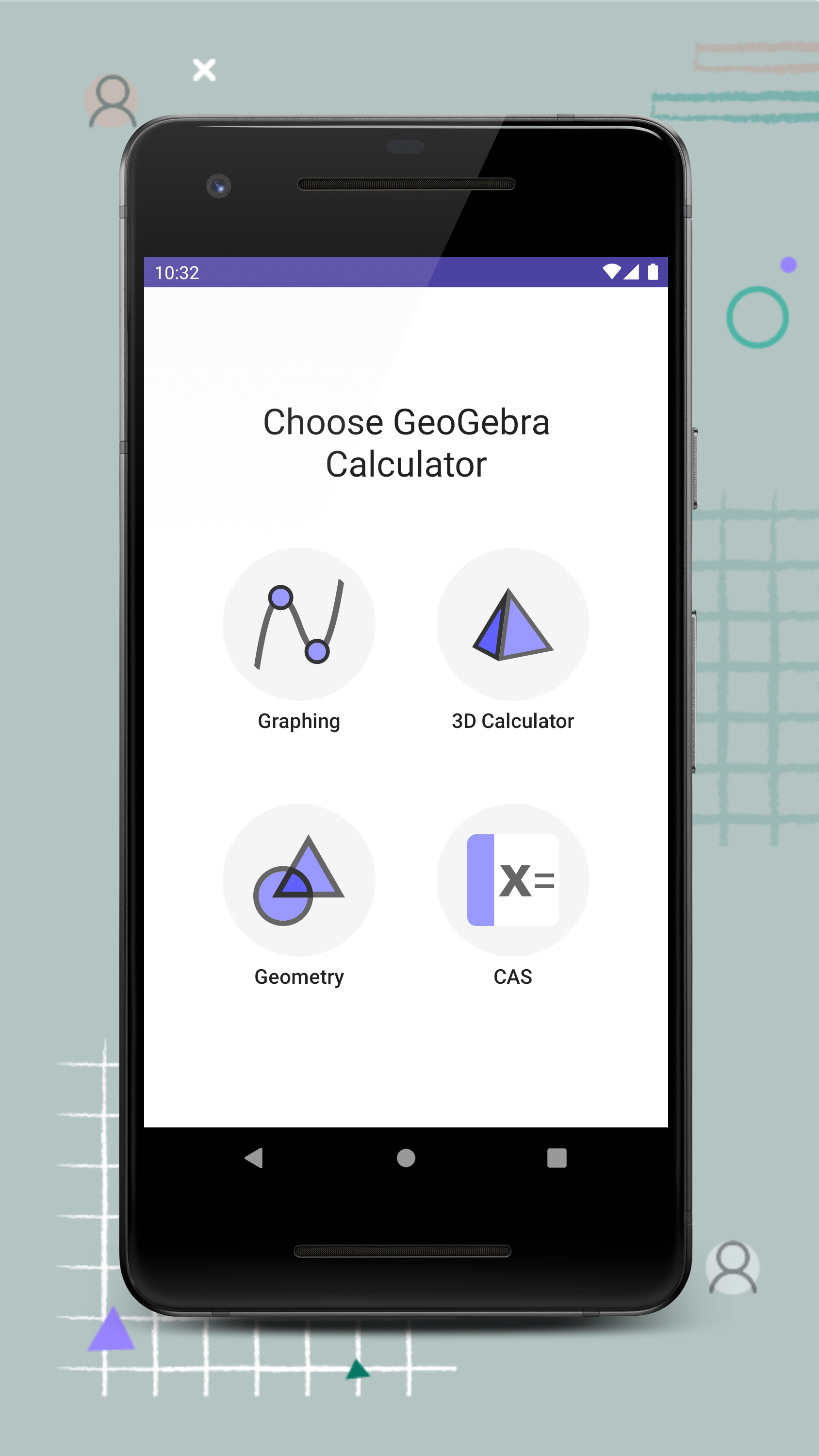 اسکرین شات 1 برنامه GeoGebra Calculator Suite