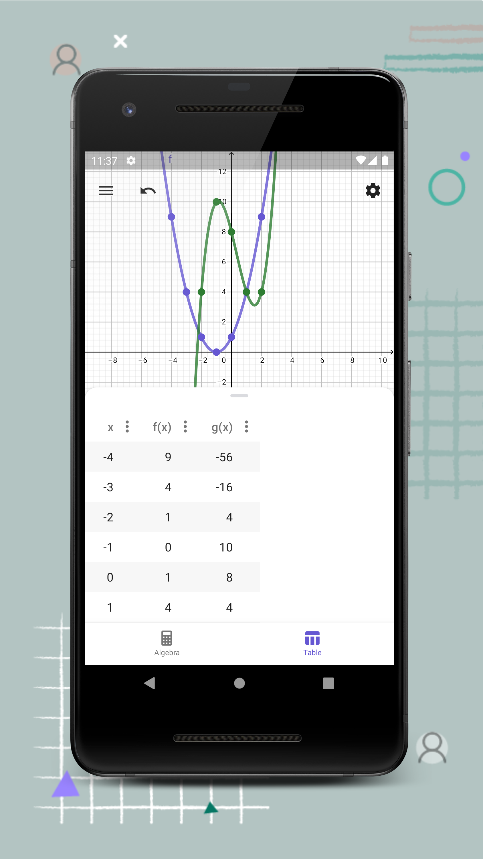 اسکرین شات 7 برنامه GeoGebra CAS Calculator