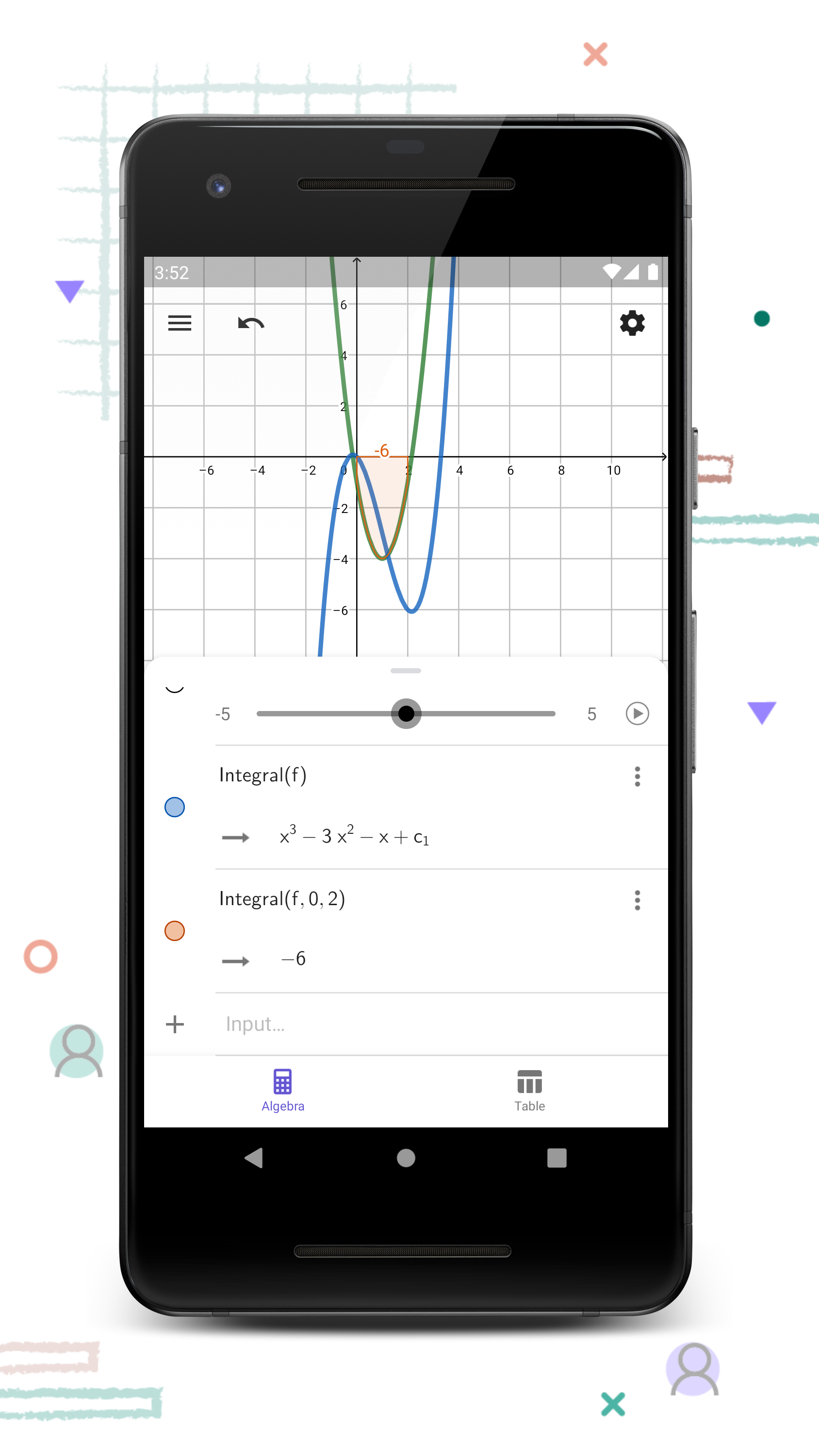 اسکرین شات 2 برنامه GeoGebra CAS Calculator