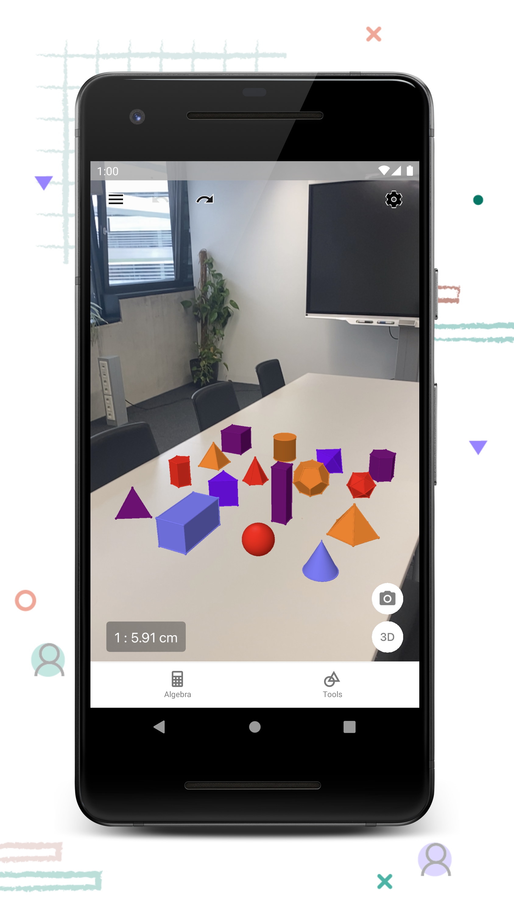 اسکرین شات 4 برنامه GeoGebra 3D Calculator