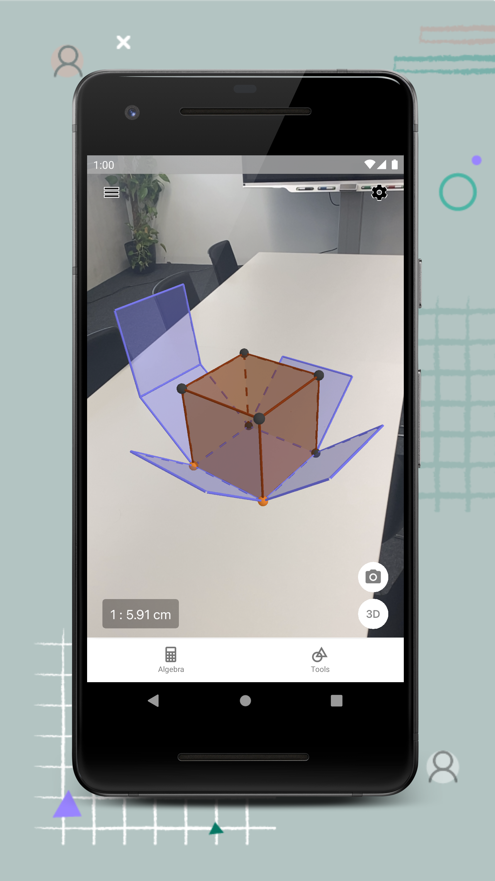 اسکرین شات 3 برنامه GeoGebra 3D Calculator
