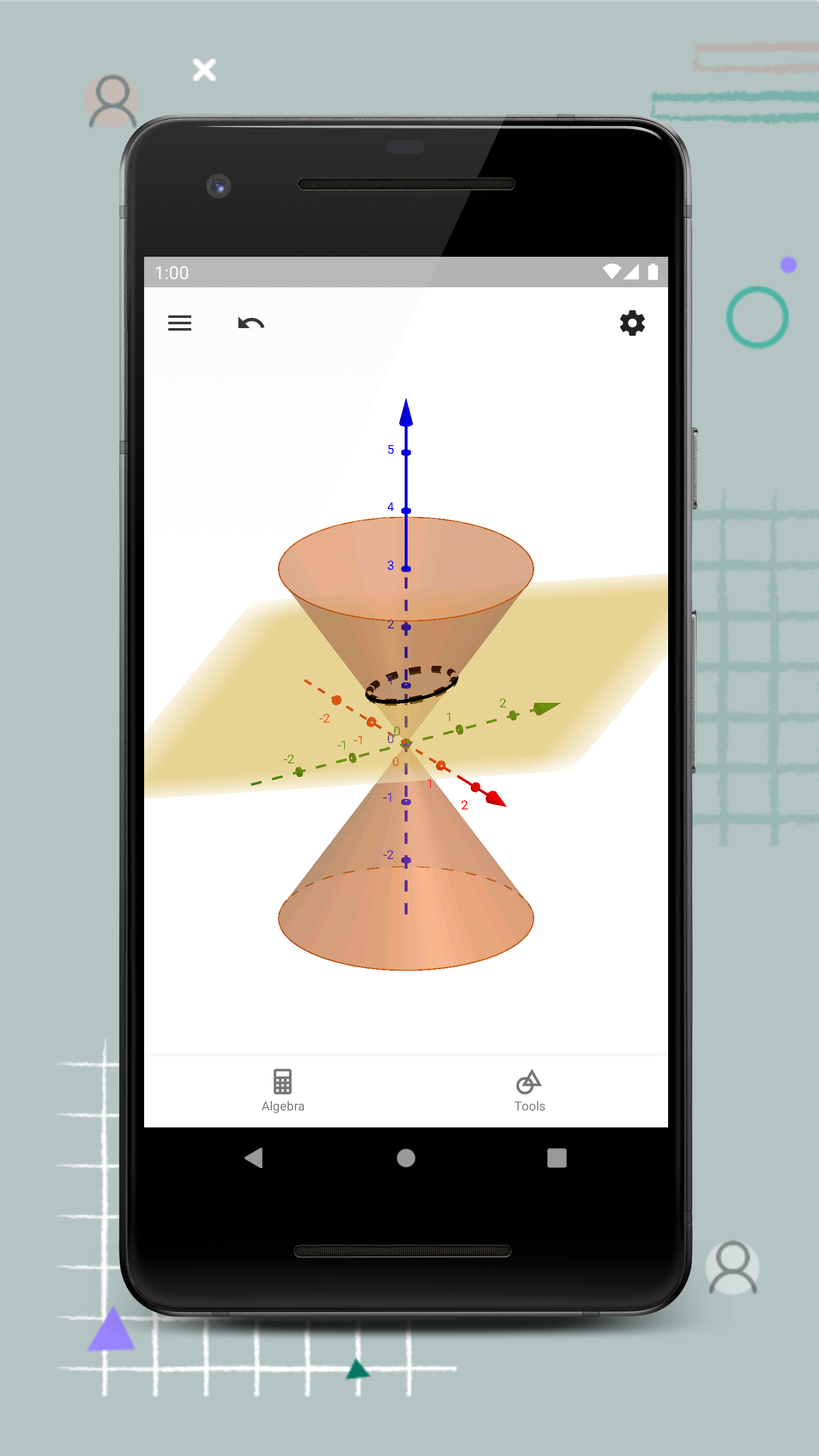 اسکرین شات 1 برنامه GeoGebra 3D Calculator