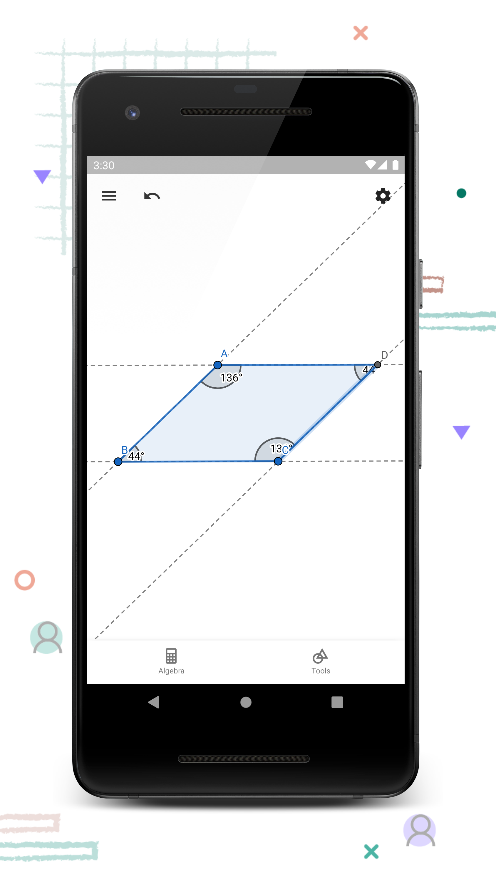 اسکرین شات 6 برنامه GeoGebra Geometry