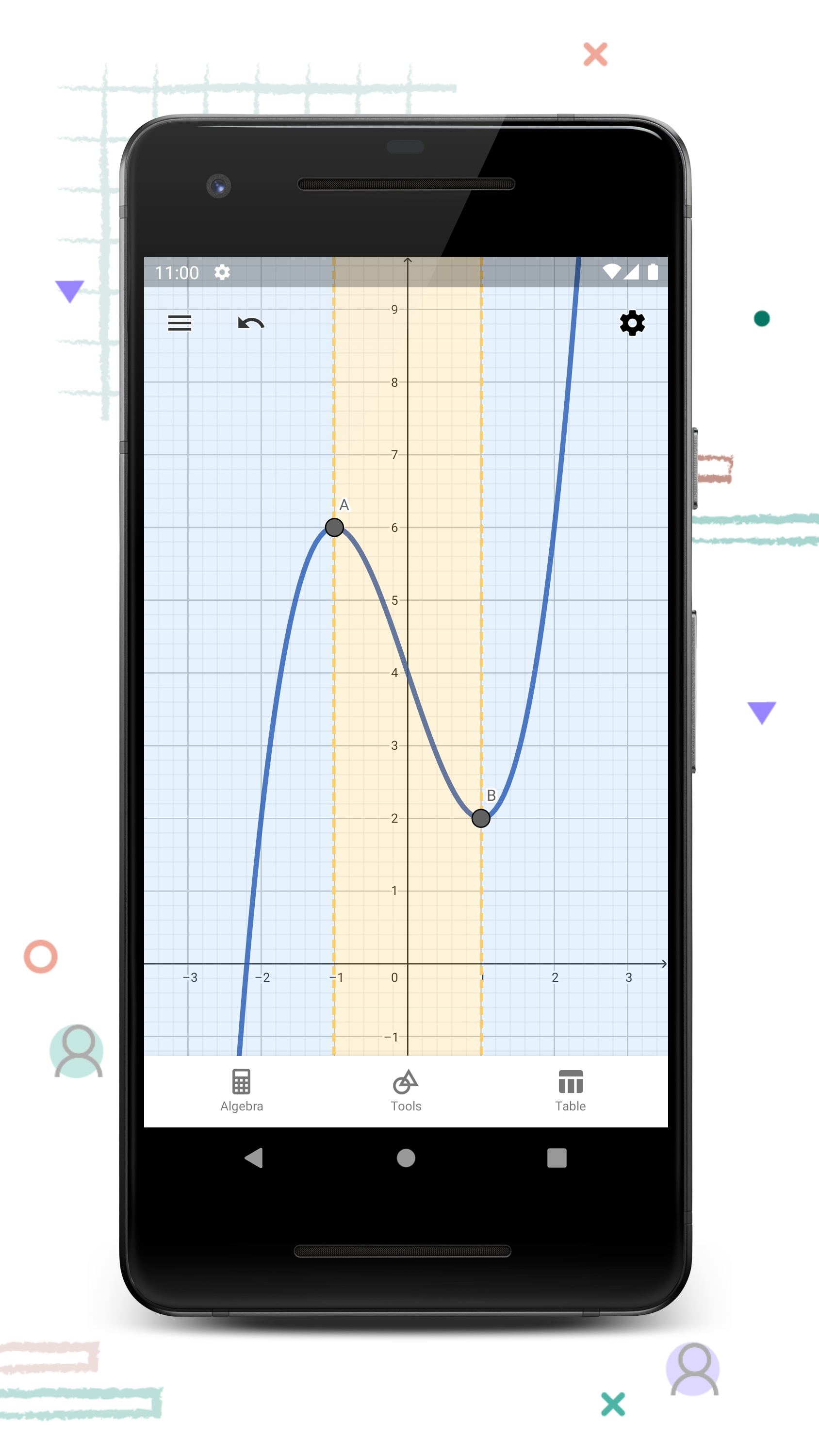 اسکرین شات 4 برنامه GeoGebra Graphing Calculator