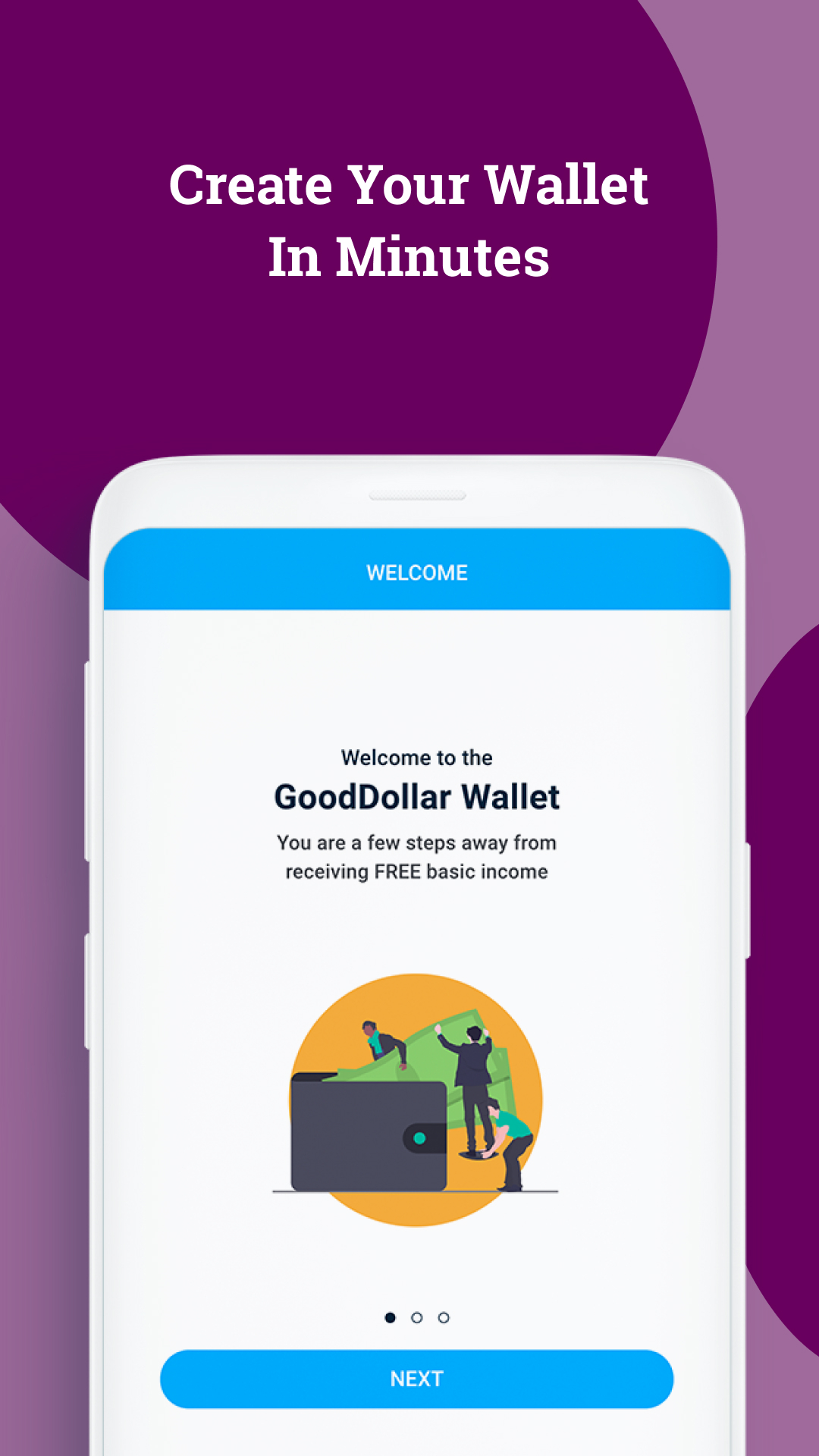 اسکرین شات 3 برنامه GoodDollar: Claim Crypto UBI