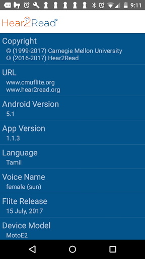 اسکرین شات 2 برنامه Hear2Read R2 Tamil Text To Speech (TTS) Male voice