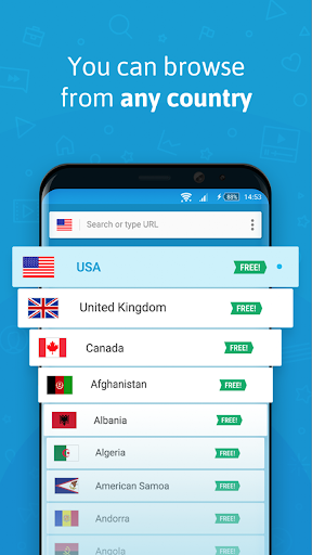 اسکرین شات 3 برنامه Hola Free VPN Proxy Unblocker