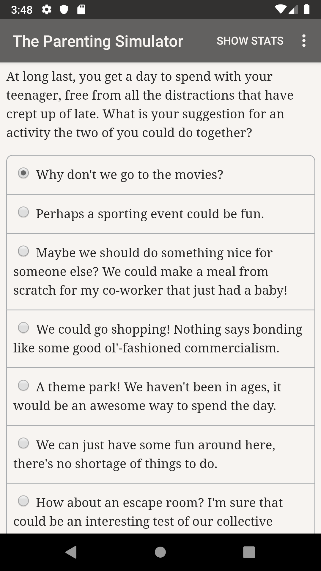 اسکرین شات 2 بازی The Parenting Simulator