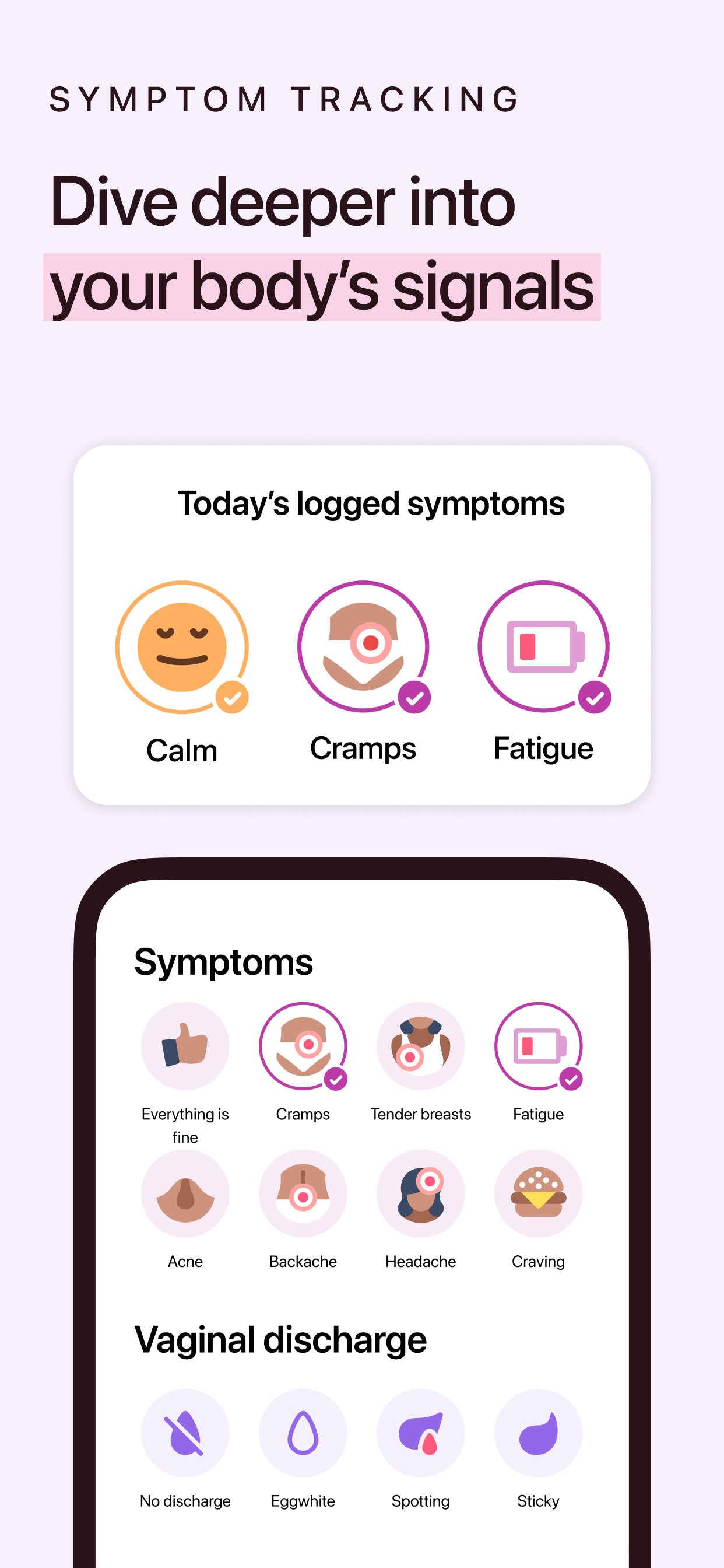 اسکرین شات 4 برنامه Flo Period & Ovulation Tracker