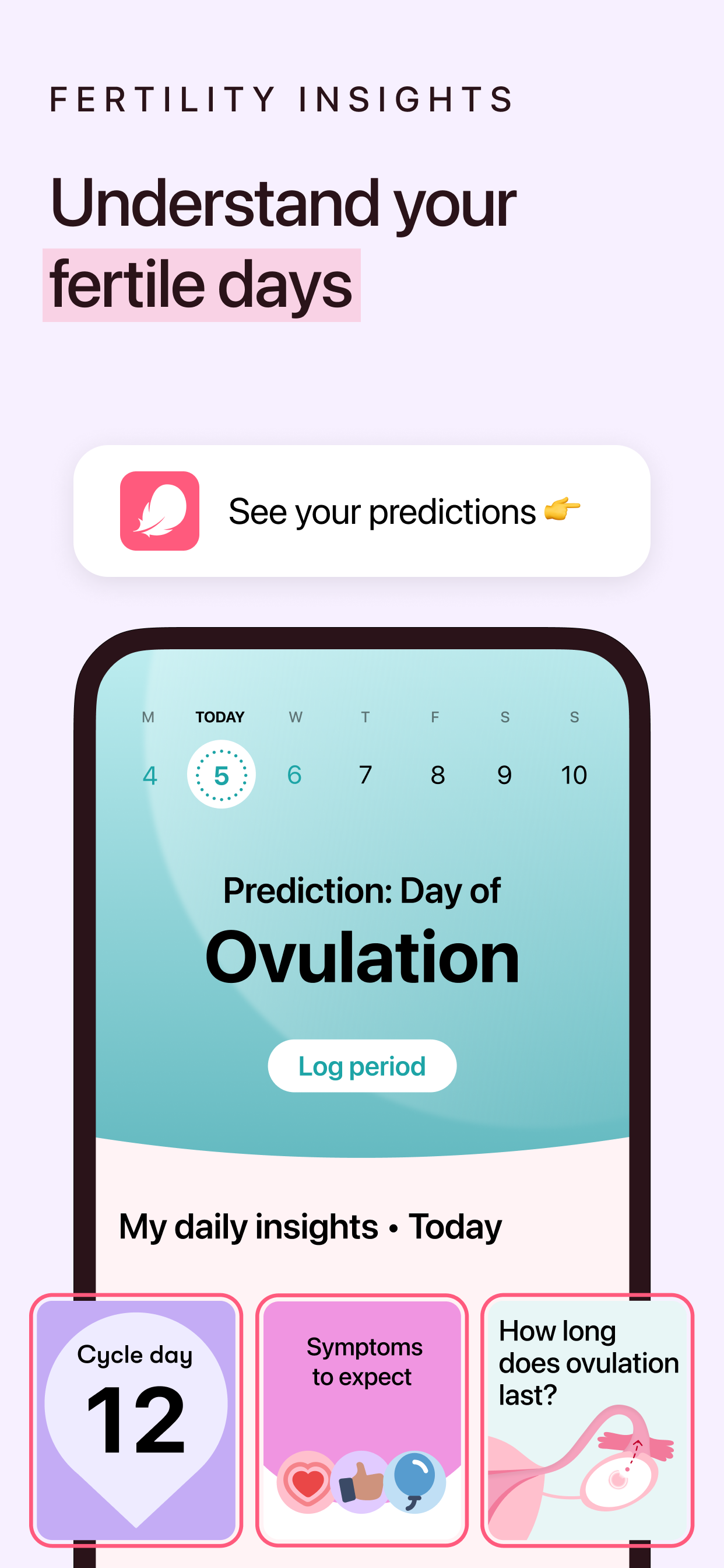 اسکرین شات 3 برنامه Flo Period & Ovulation Tracker