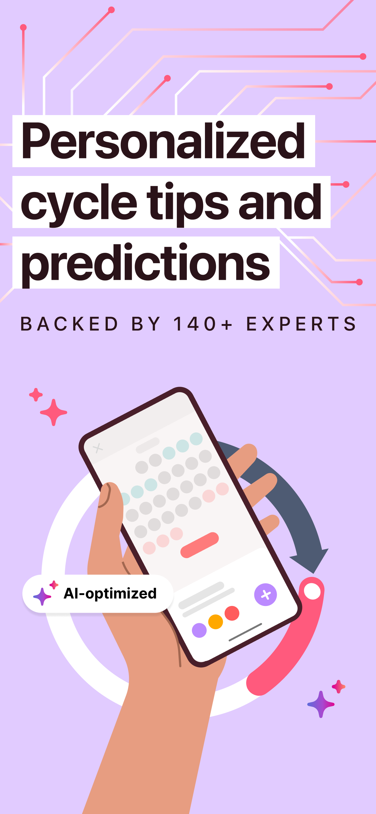 اسکرین شات 1 برنامه Flo Period & Ovulation Tracker