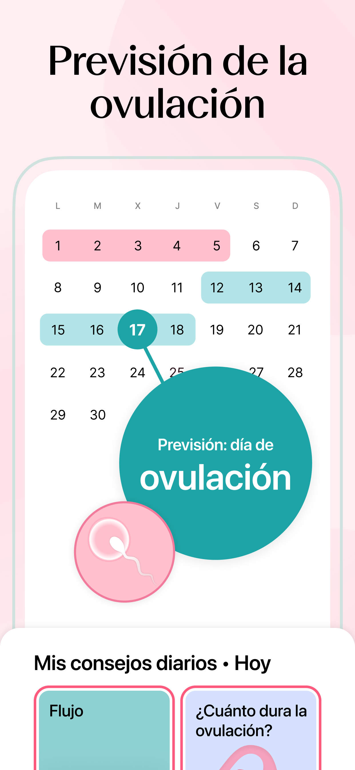 اسکرین شات 3 برنامه Mi calendario menstrual Flo