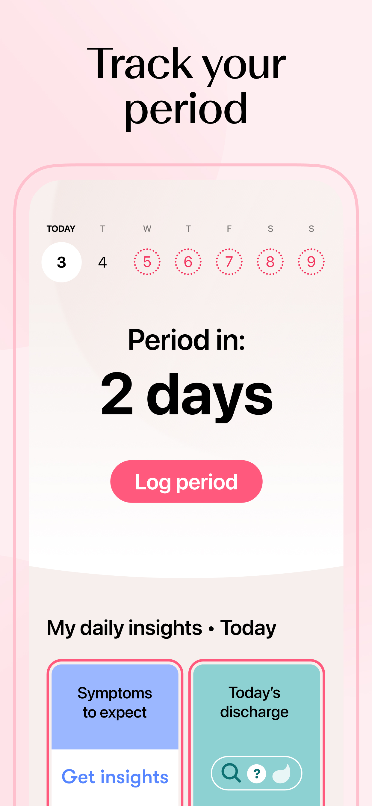 اسکرین شات 2 برنامه Flo Period & Ovulation Tracker