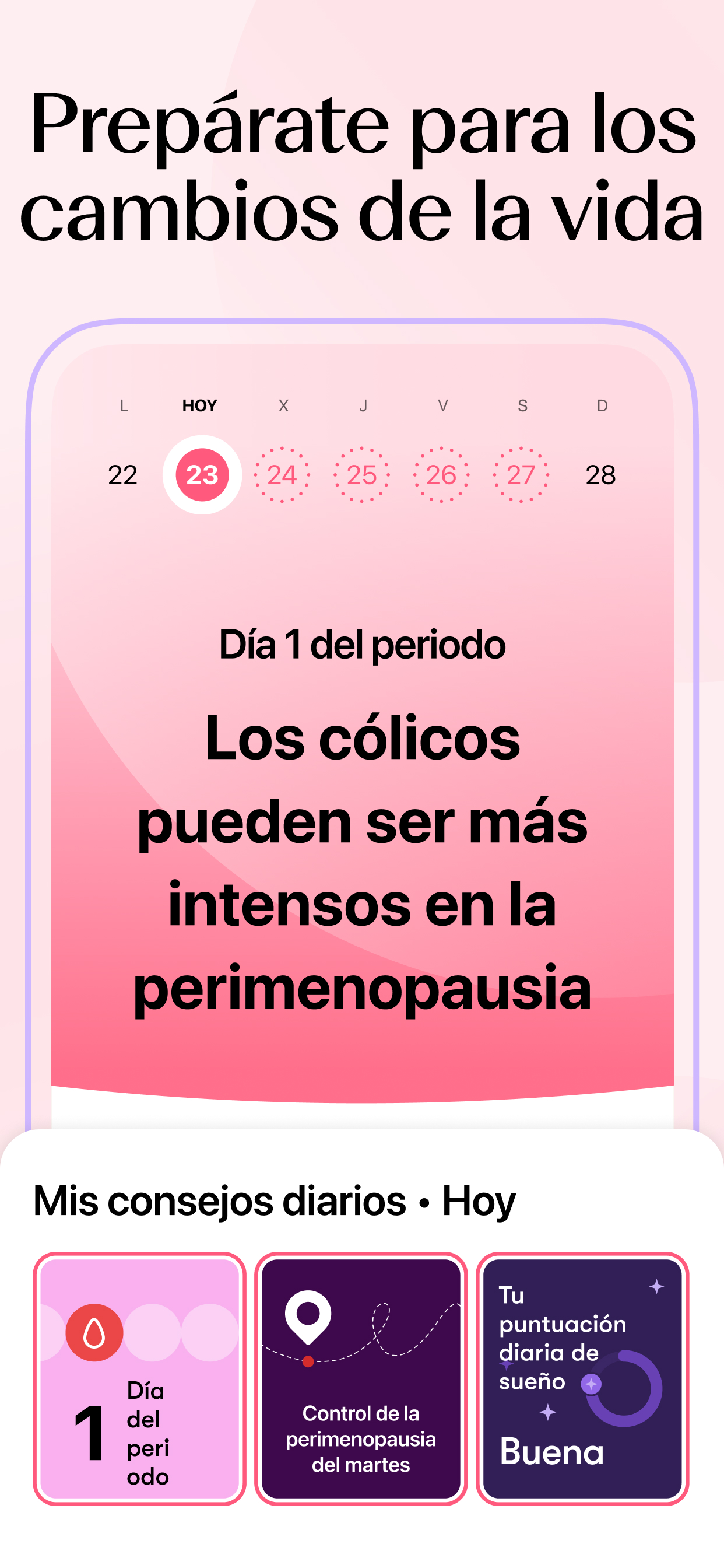 اسکرین شات 5 برنامه Mi calendario menstrual Flo