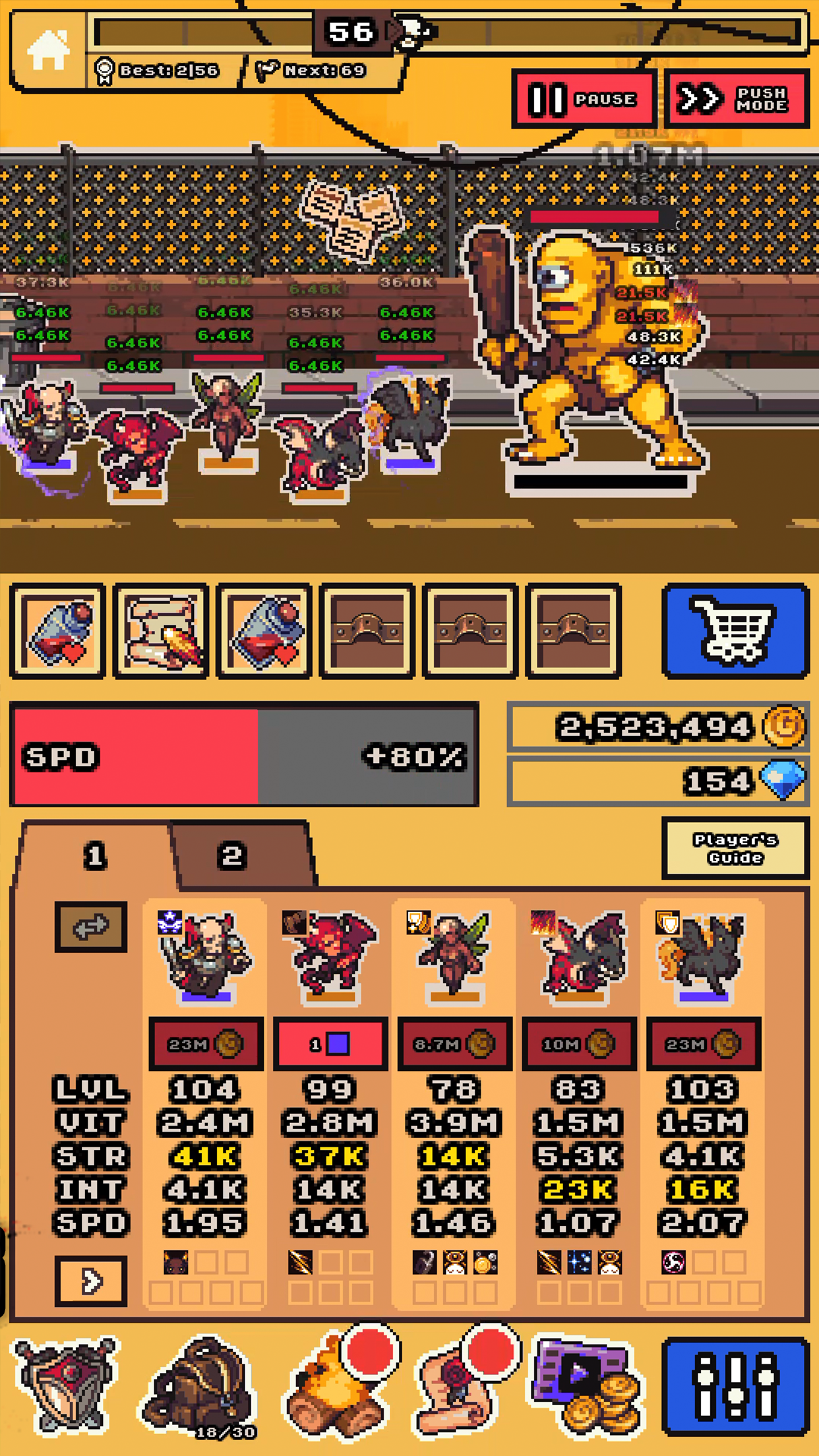 اسکرین شات 5 بازی Idle Monster Frontier - team r