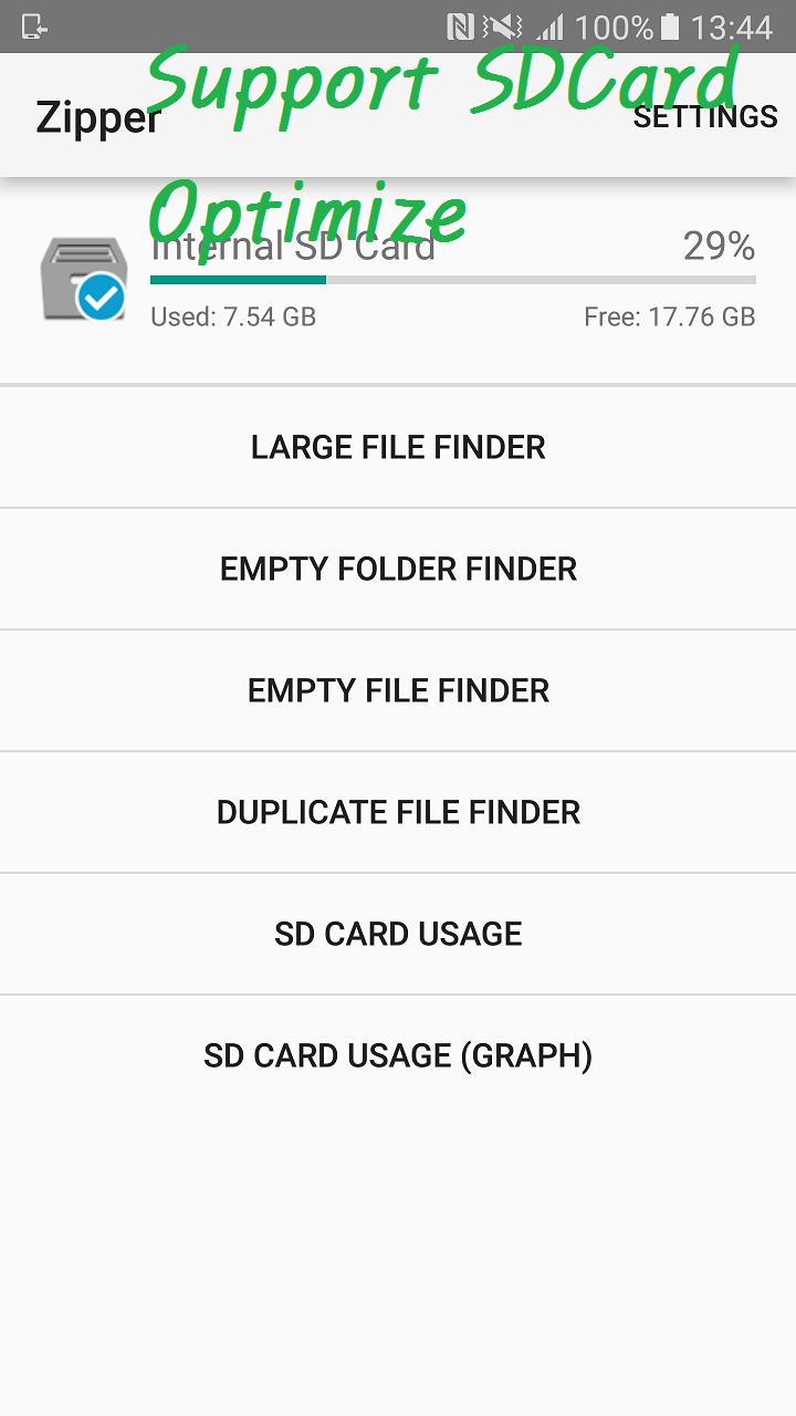 اسکرین شات 5 برنامه Zipper - File Management