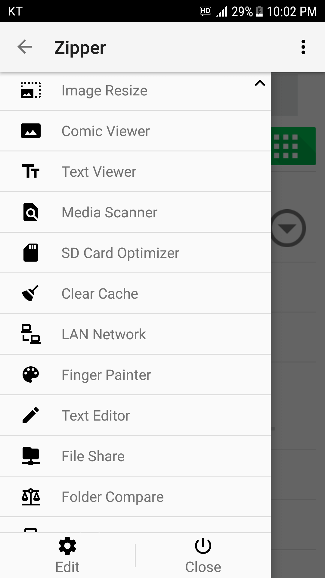 اسکرین شات 3 برنامه Zipper - File Management