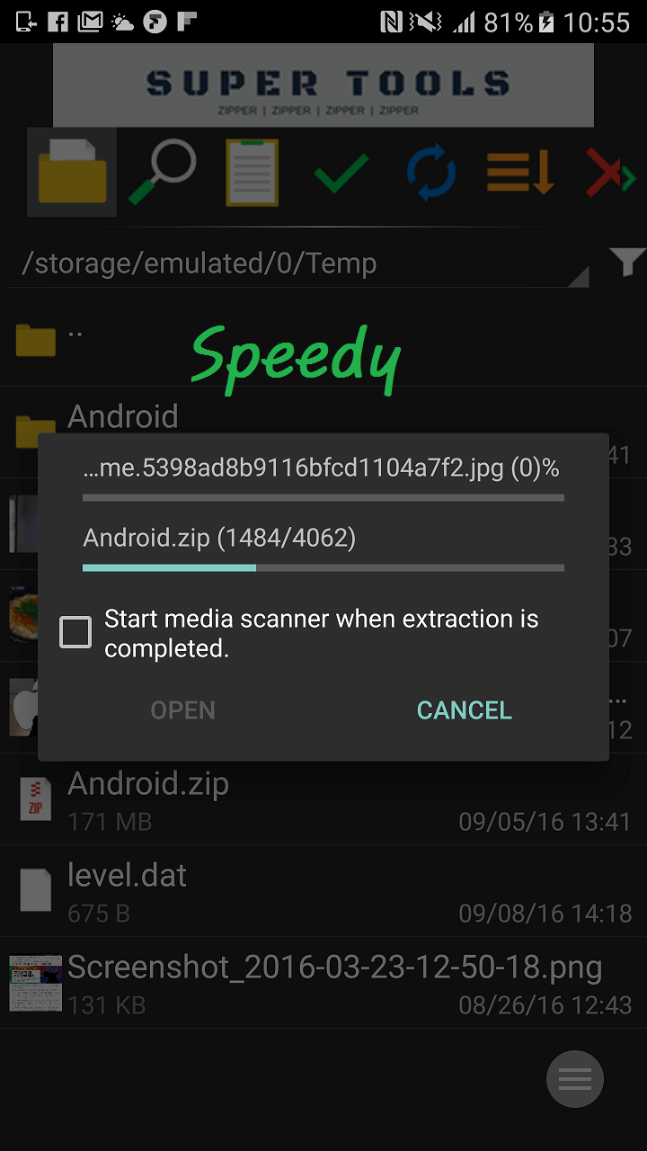 اسکرین شات 8 برنامه 7Zipper - File Explorer (zip,