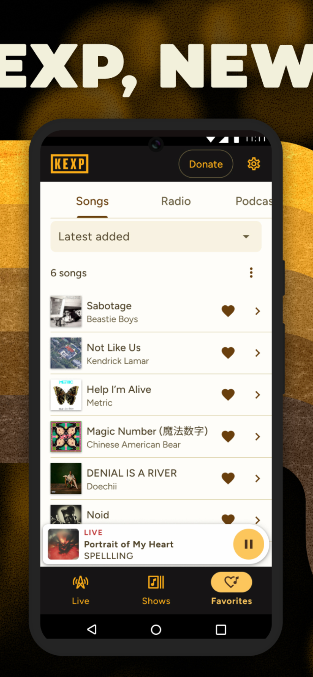 اسکرین شات 3 برنامه KEXP