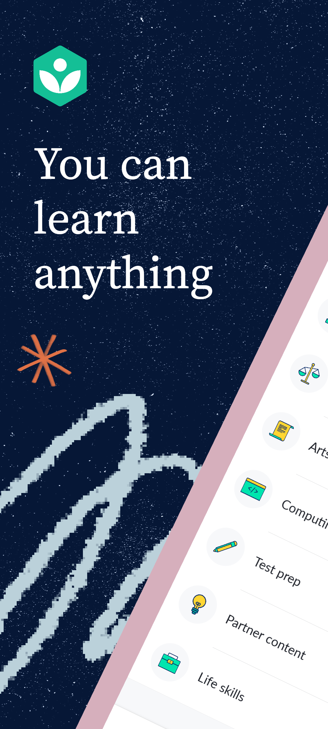 اسکرین شات 1 برنامه Khan Academy