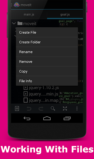 اسکرین شات 3 برنامه AWD - PHP/HTML/CSS/JS IDE