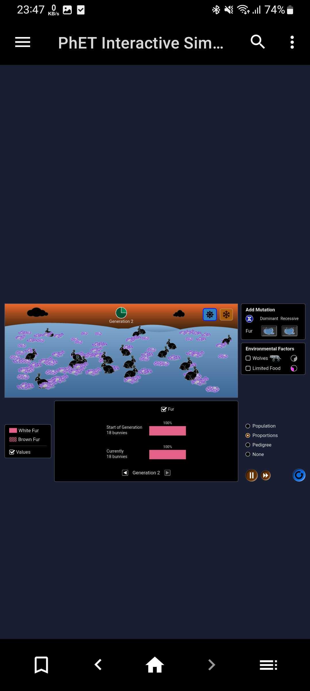 اسکرین شات برنامه Chemistry & Physics simulation 4