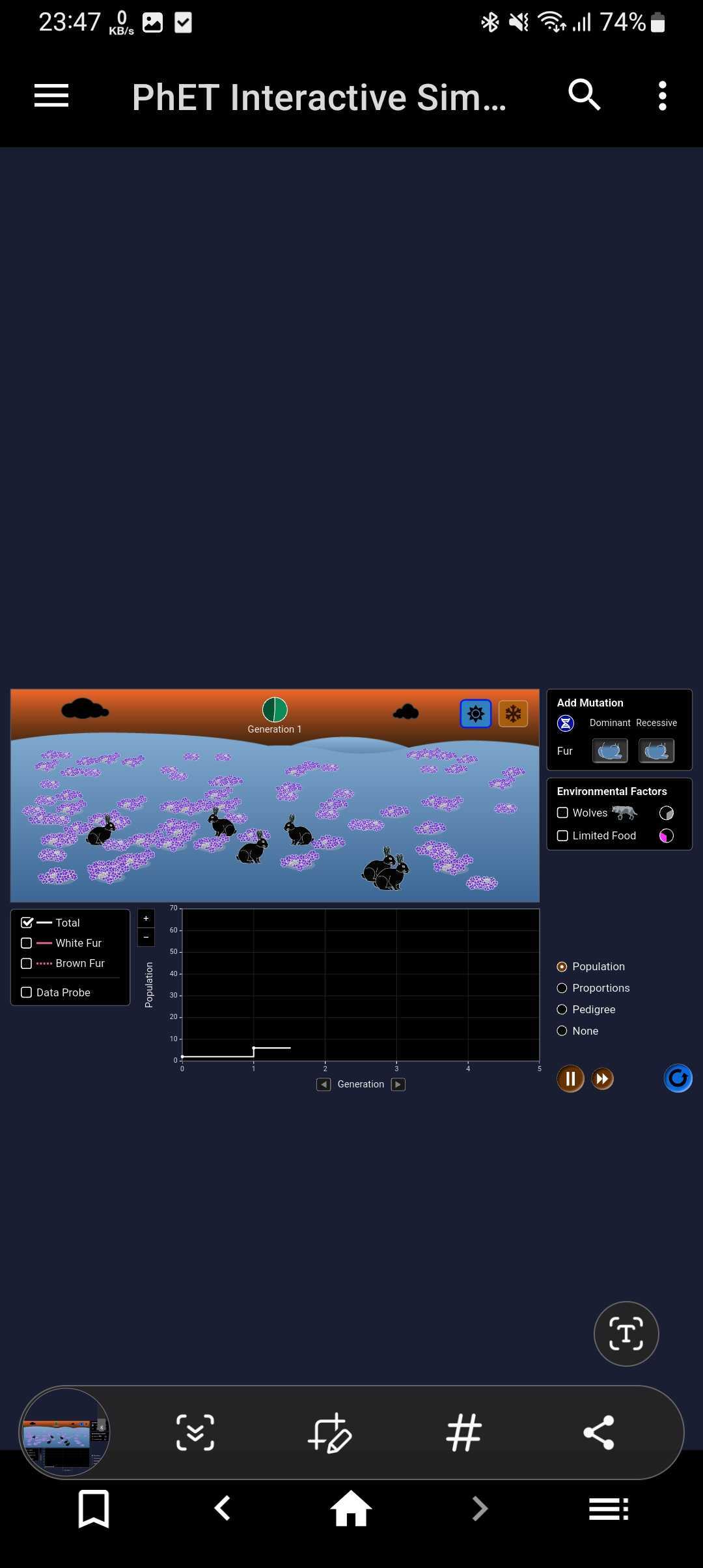 اسکرین شات برنامه Chemistry & Physics simulation 3