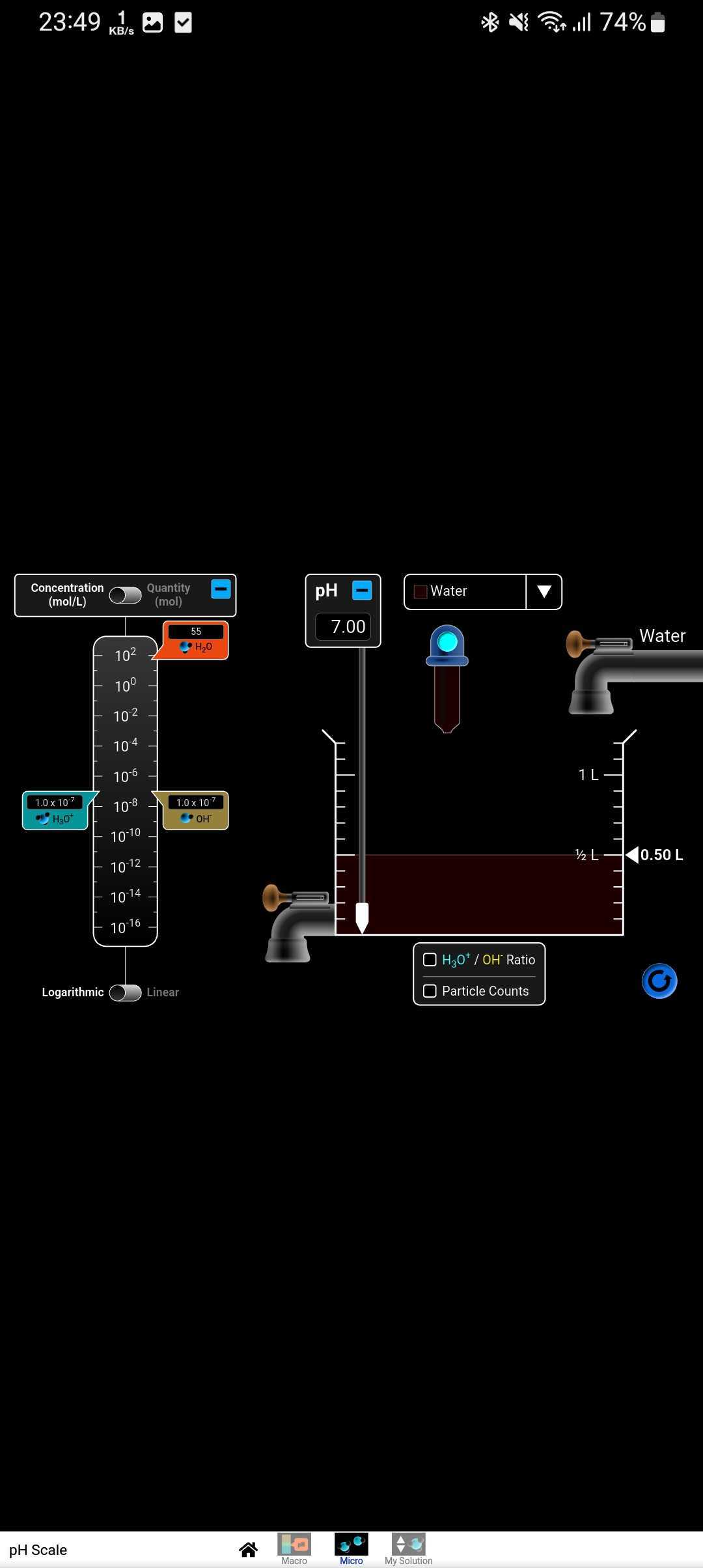 اسکرین شات برنامه Chemistry & Physics simulation 7
