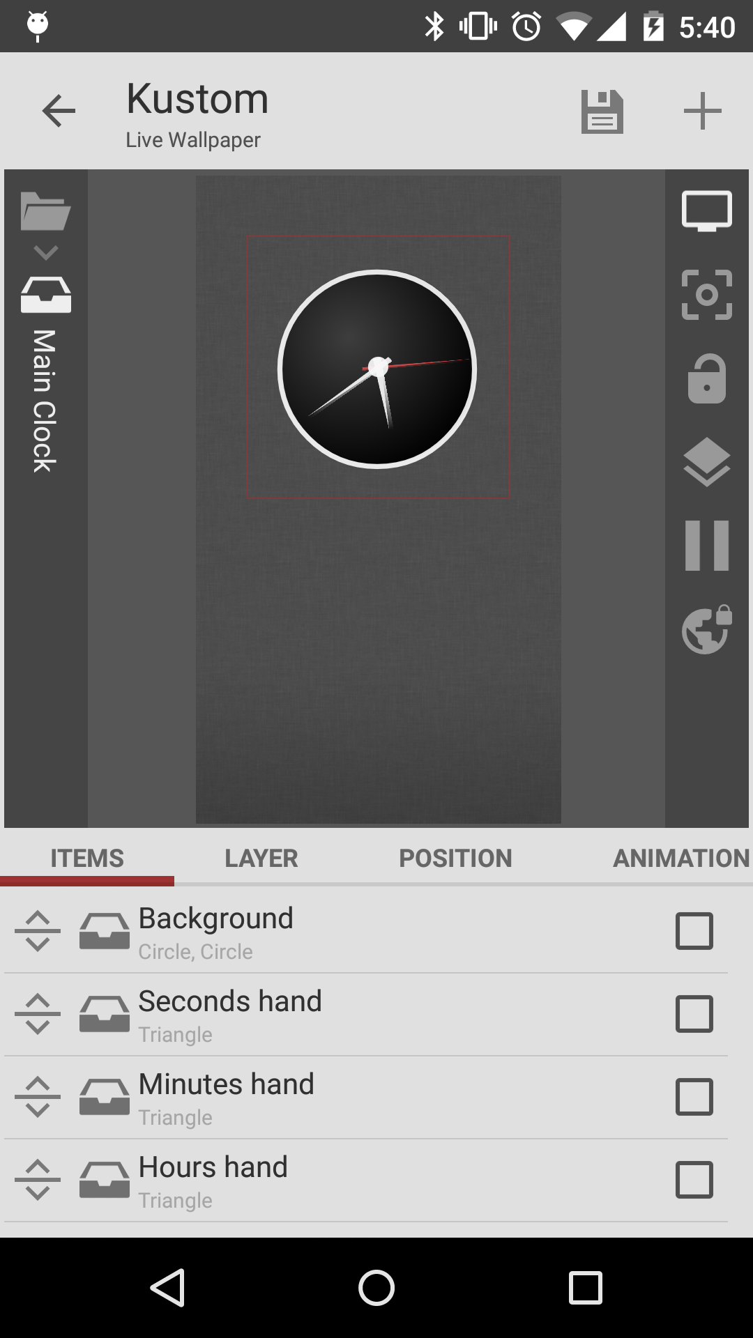 اسکرین شات 3 برنامه KLWP Live Wallpaper Maker