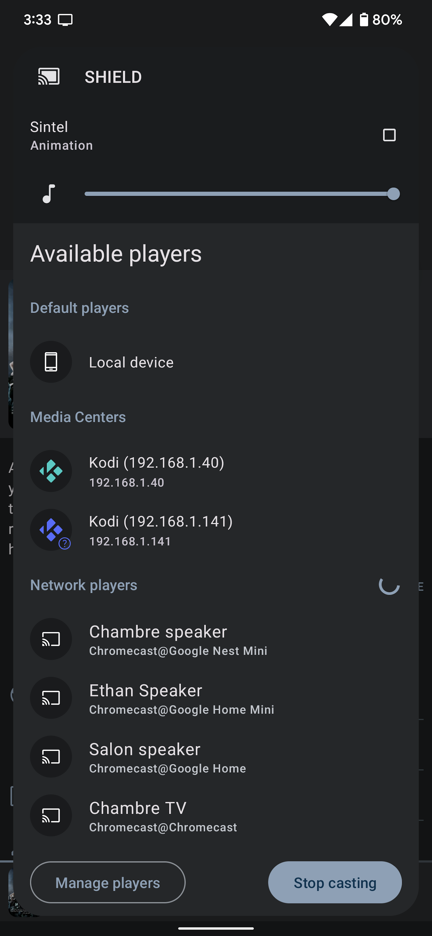 اسکرین شات 2 برنامه Yatse: Kodi remote and cast