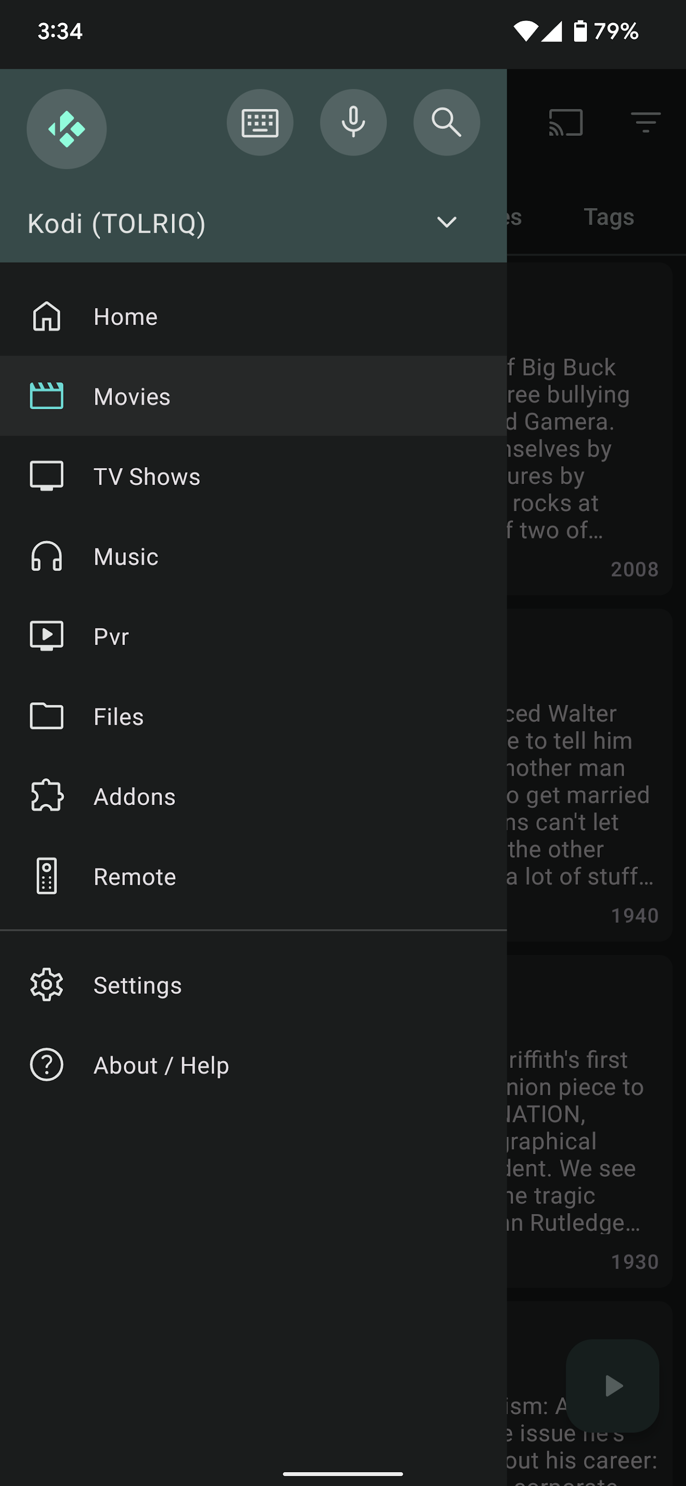 اسکرین شات 3 برنامه Yatse: Kodi remote and cast
