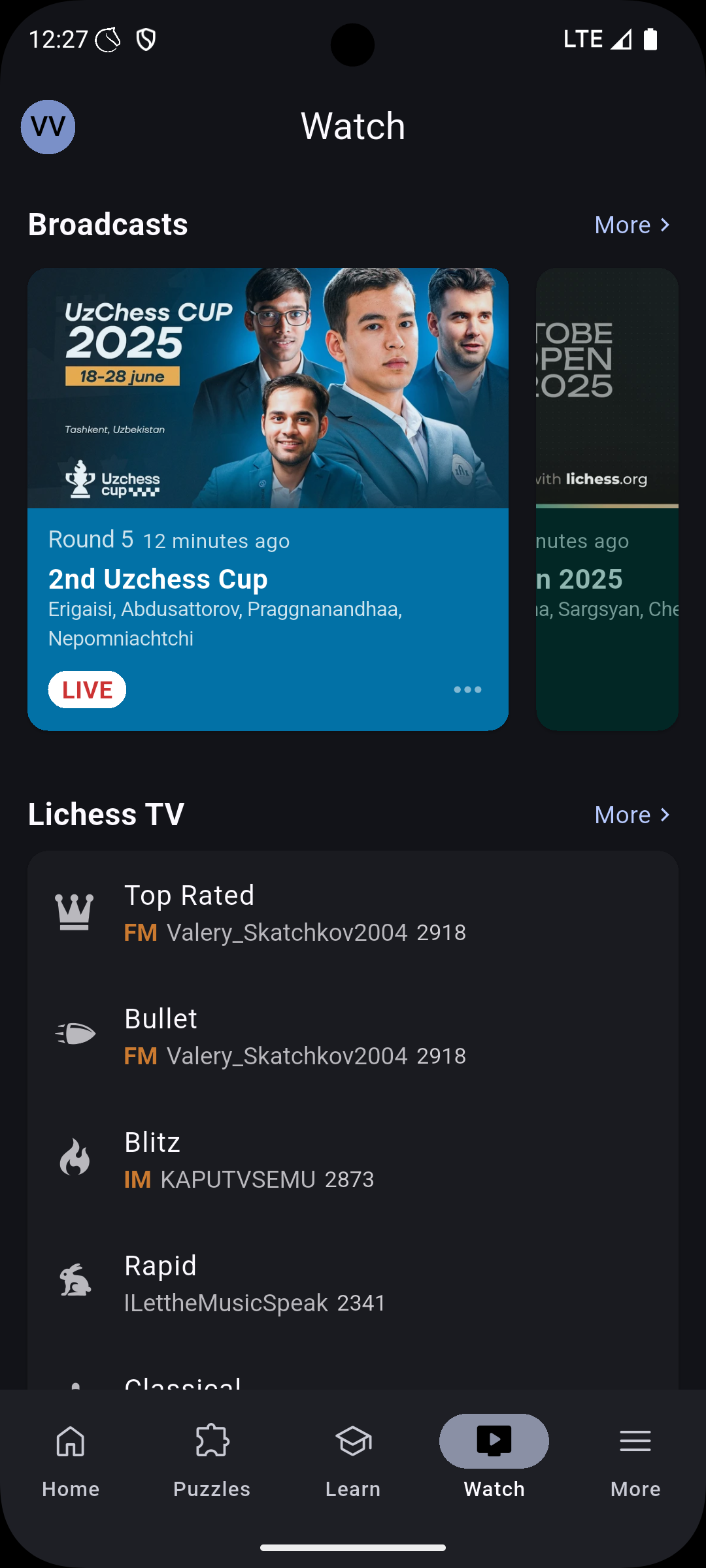 اسکرین شات 3 بازی Lichess