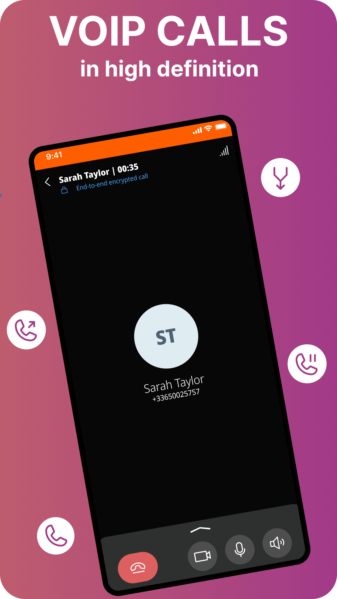 اسکرین شات 2 برنامه Linphone