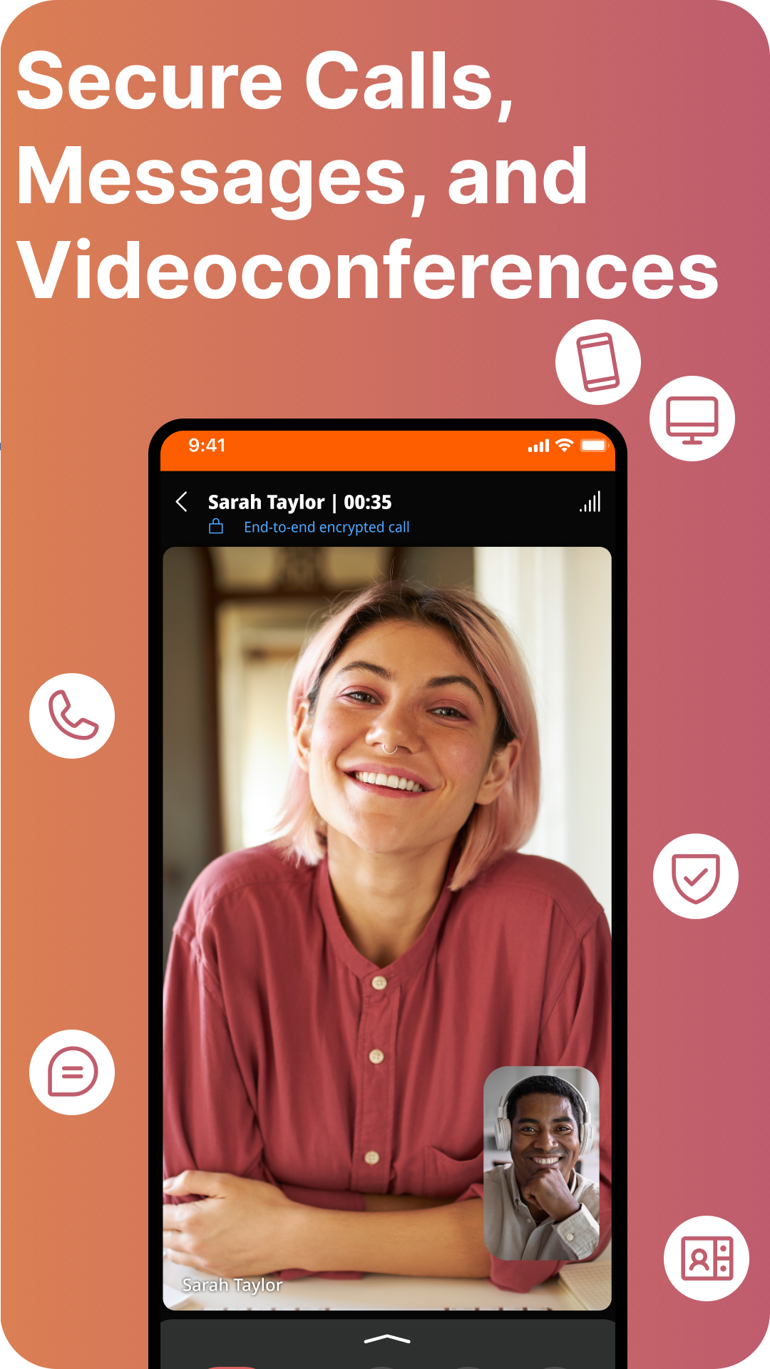 اسکرین شات 1 برنامه Linphone