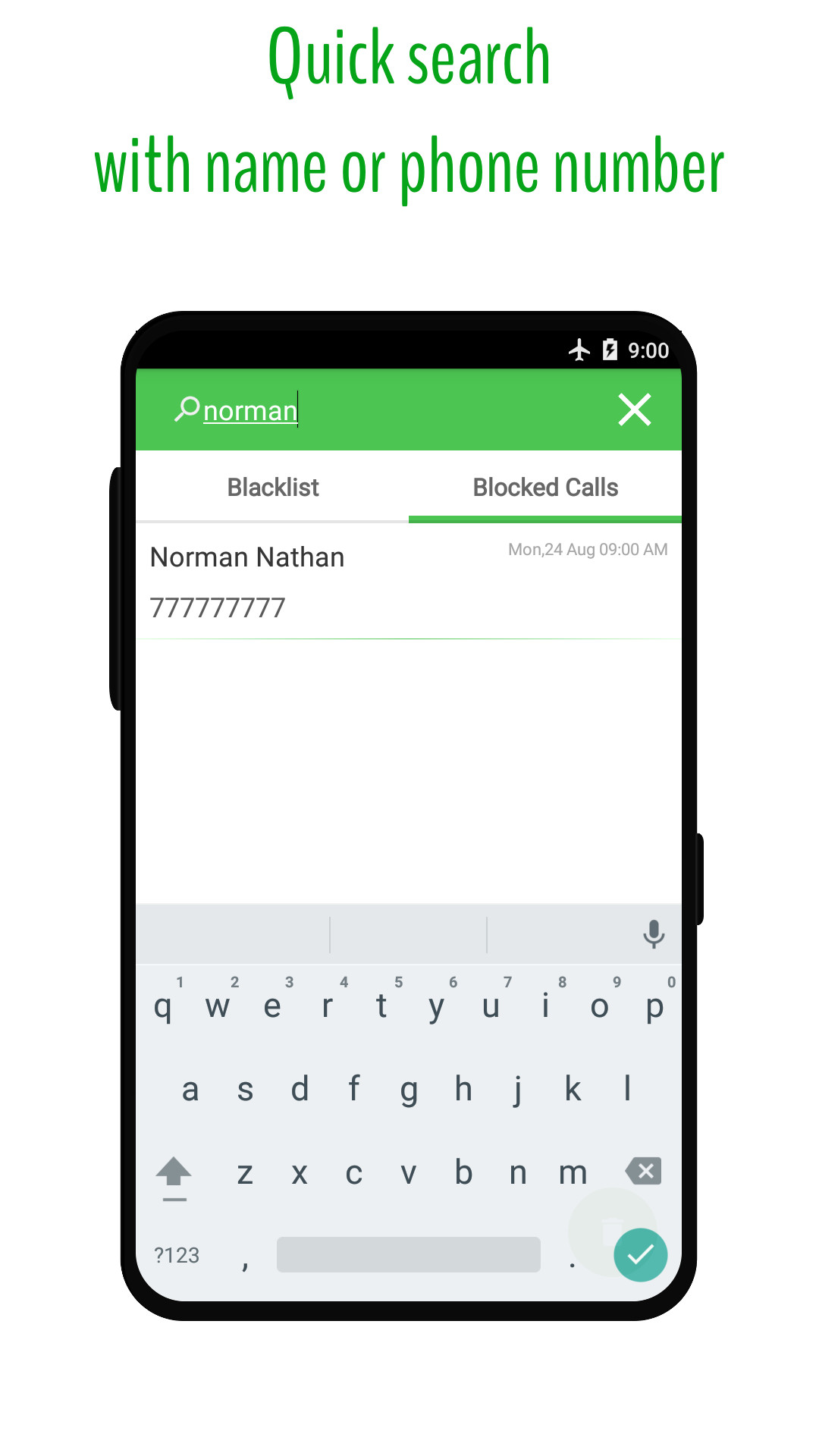 اسکرین شات 7 برنامه Phone Call Blocker - Blacklist