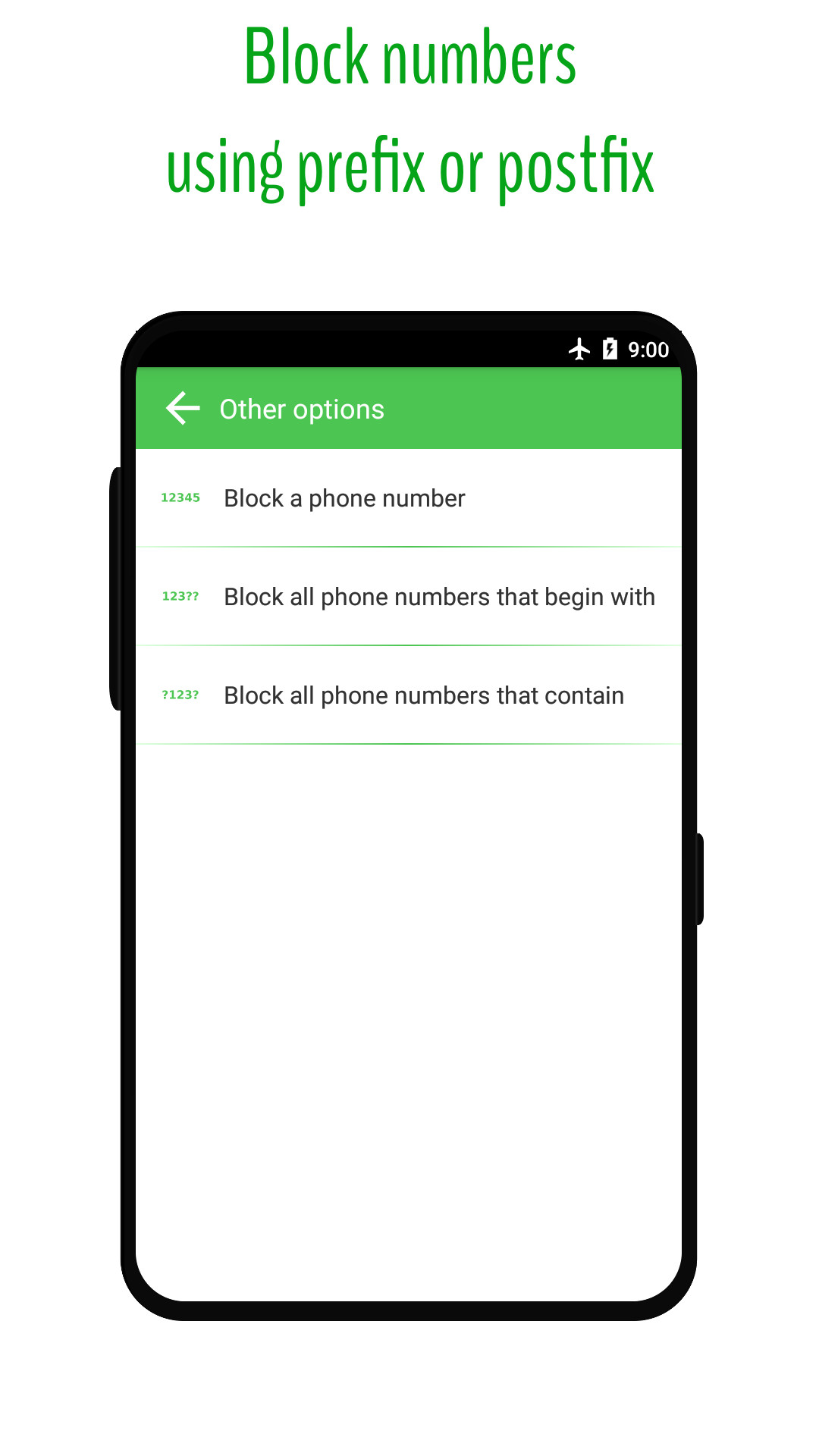 اسکرین شات 3 برنامه Phone Call Blocker - Blacklist