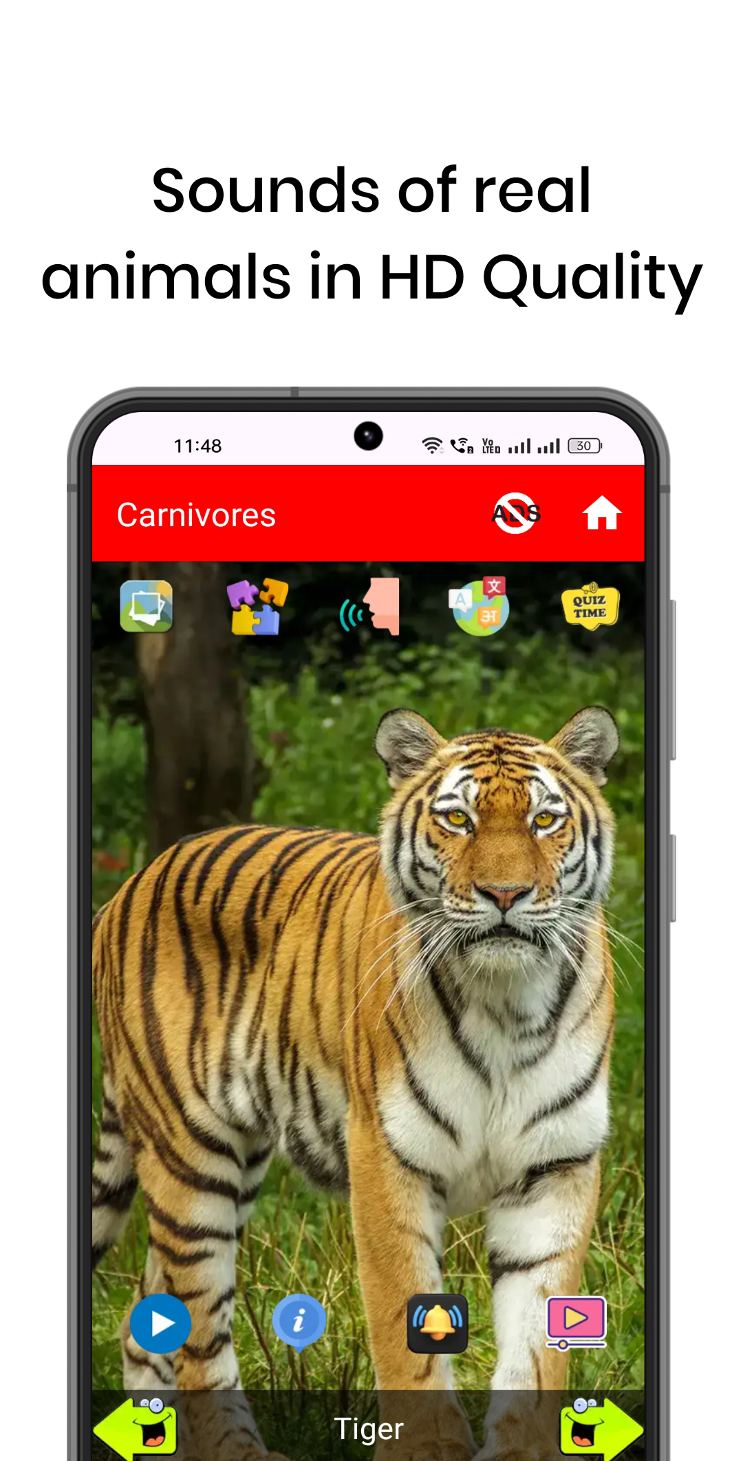 اسکرین شات 2 برنامه 150 Animal Sounds